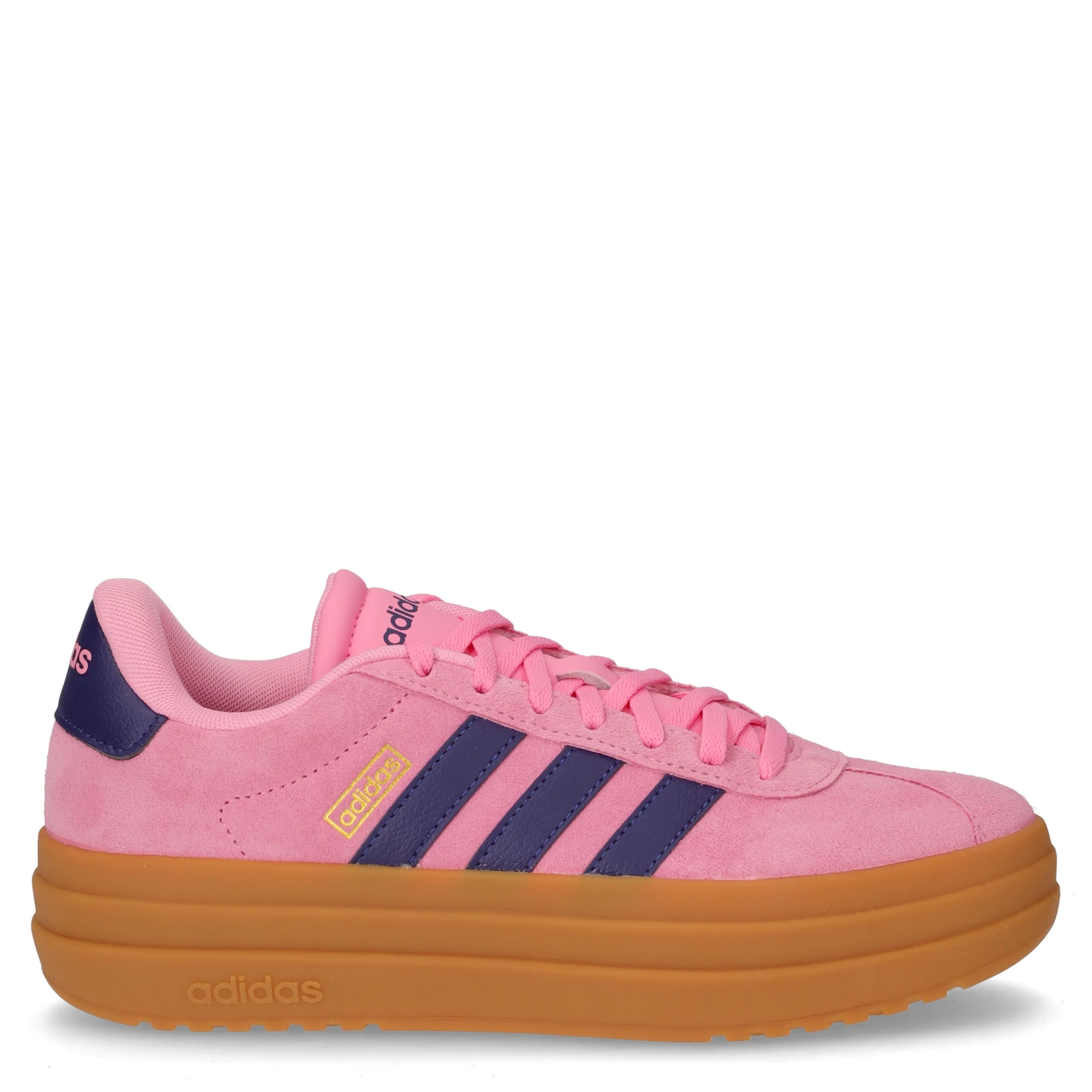 Vl court bold sneaker in ecopelle scamosciata rosa blu