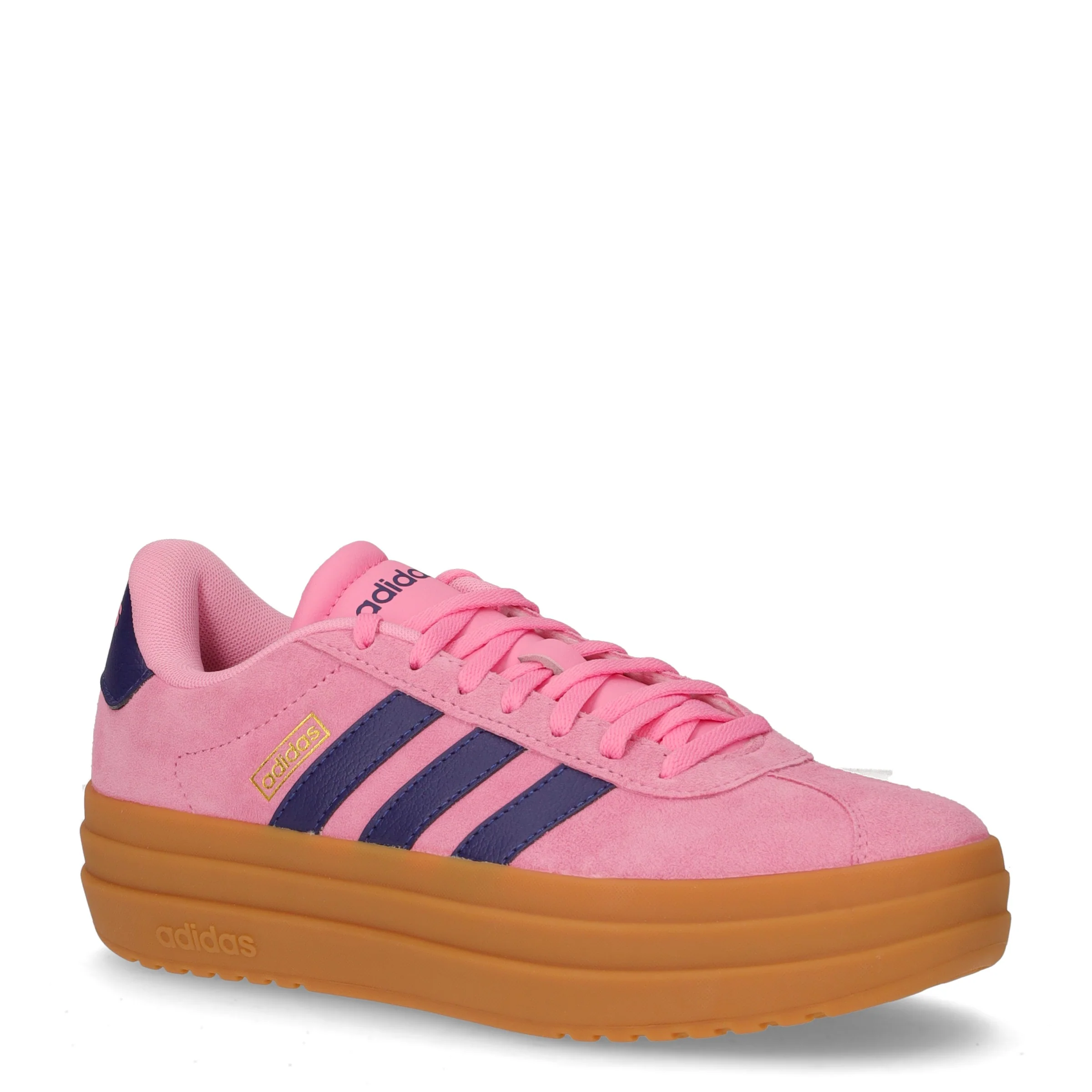Vl court bold sneaker in ecopelle scamosciata rosa blu - Image 2