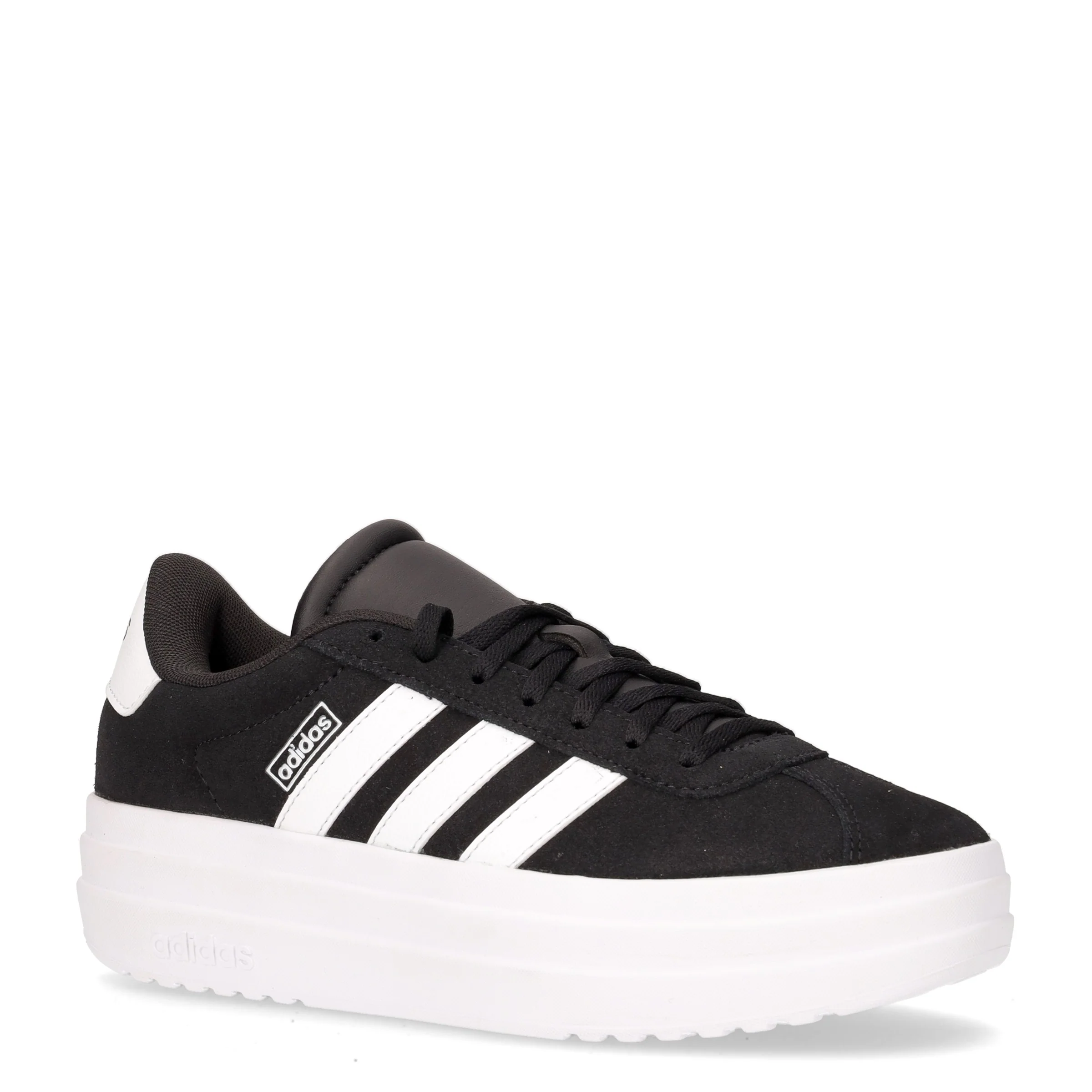 Vl Court Bold sneaker ragazza in pelle nero bianco - Image 2