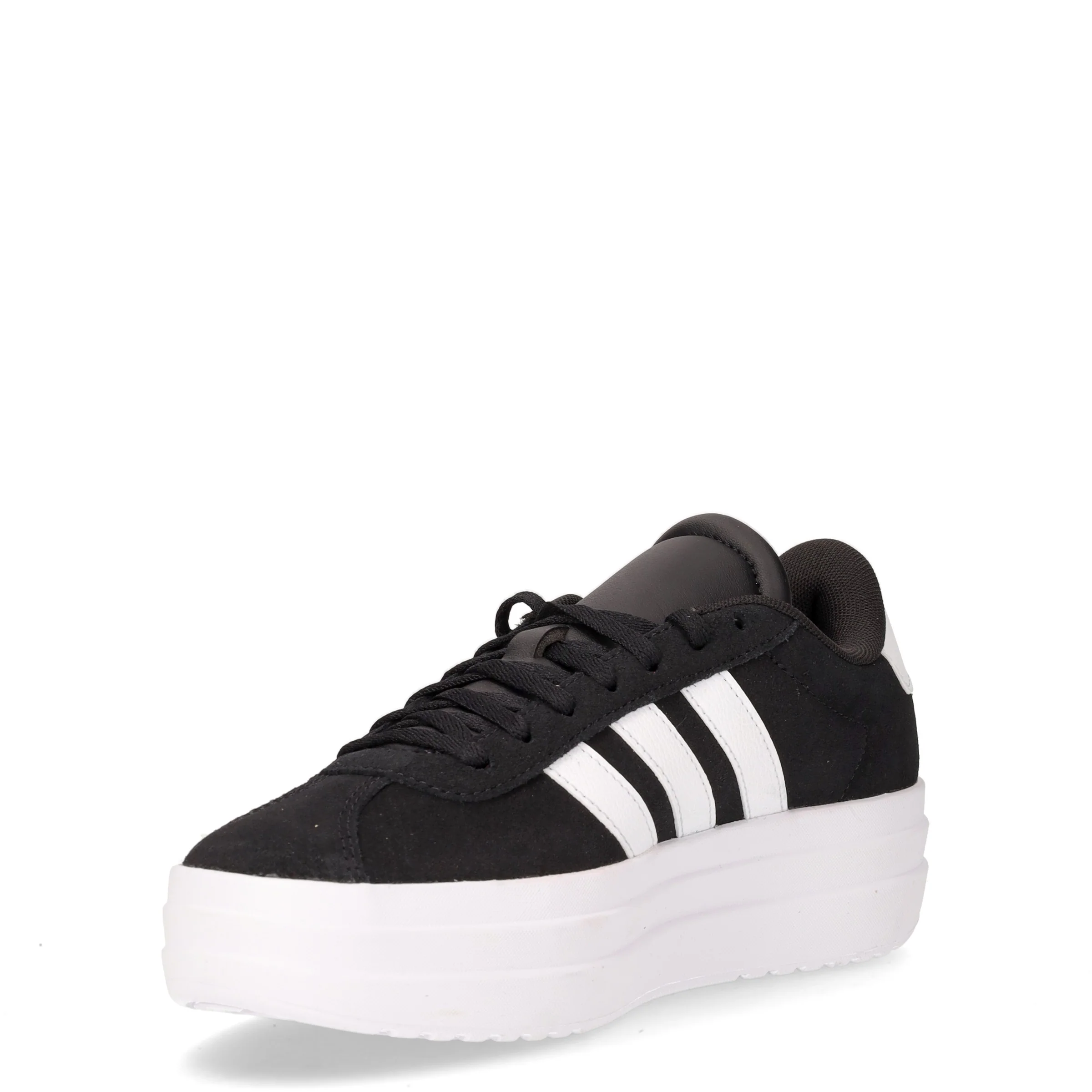 Vl Court Bold sneaker ragazza in pelle nero bianco - Image 3