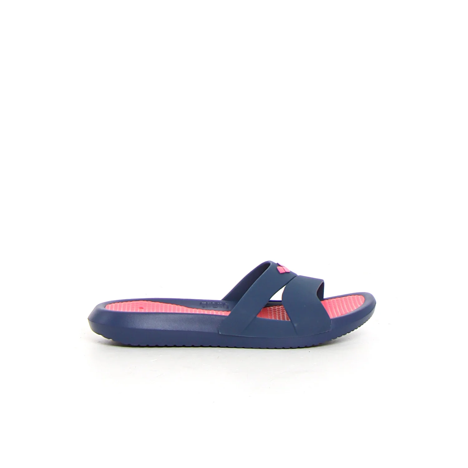 Ciabatta in gomma navy magenta