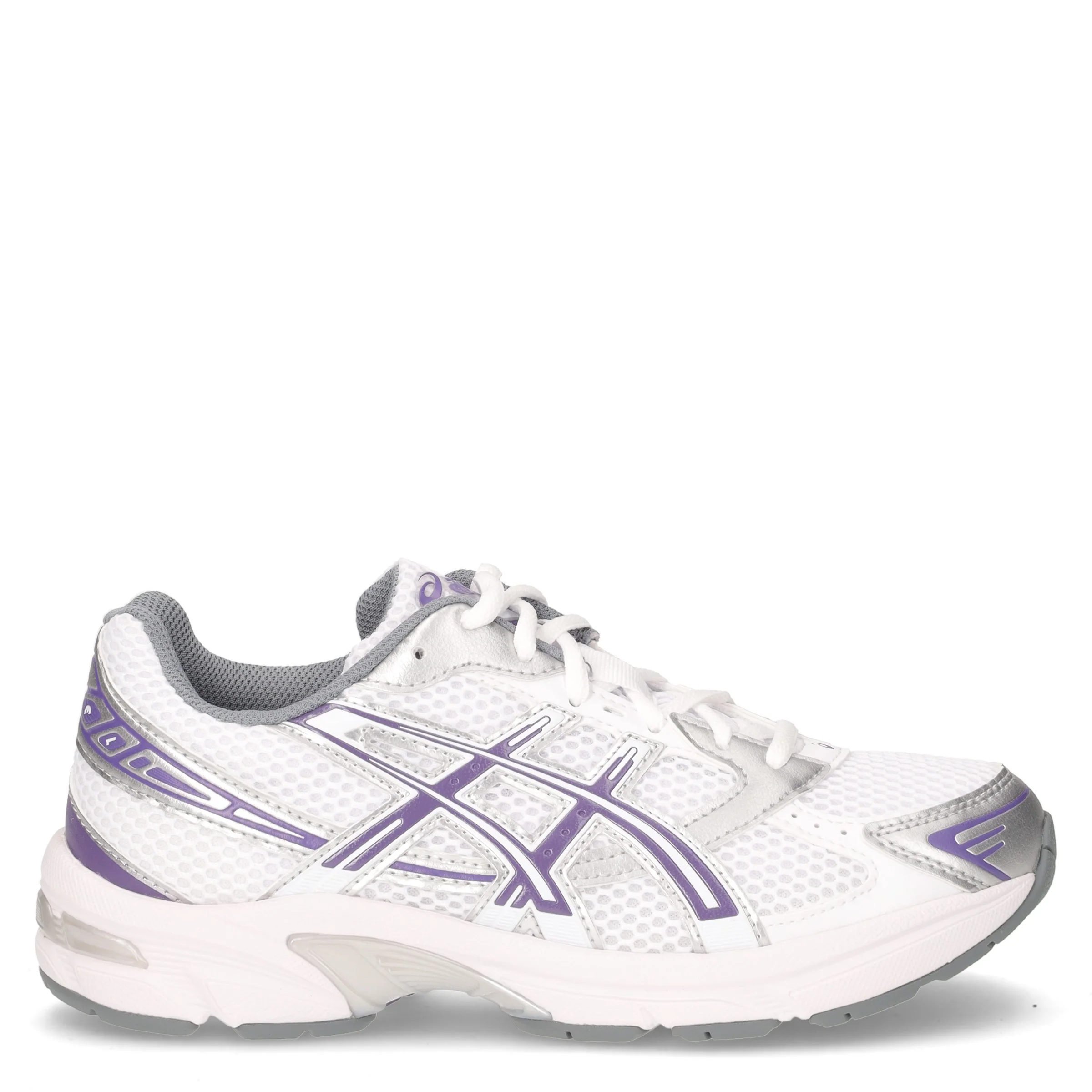 Gel 1130 scarpa da running in tessuto ed ecopelle bianco grigio