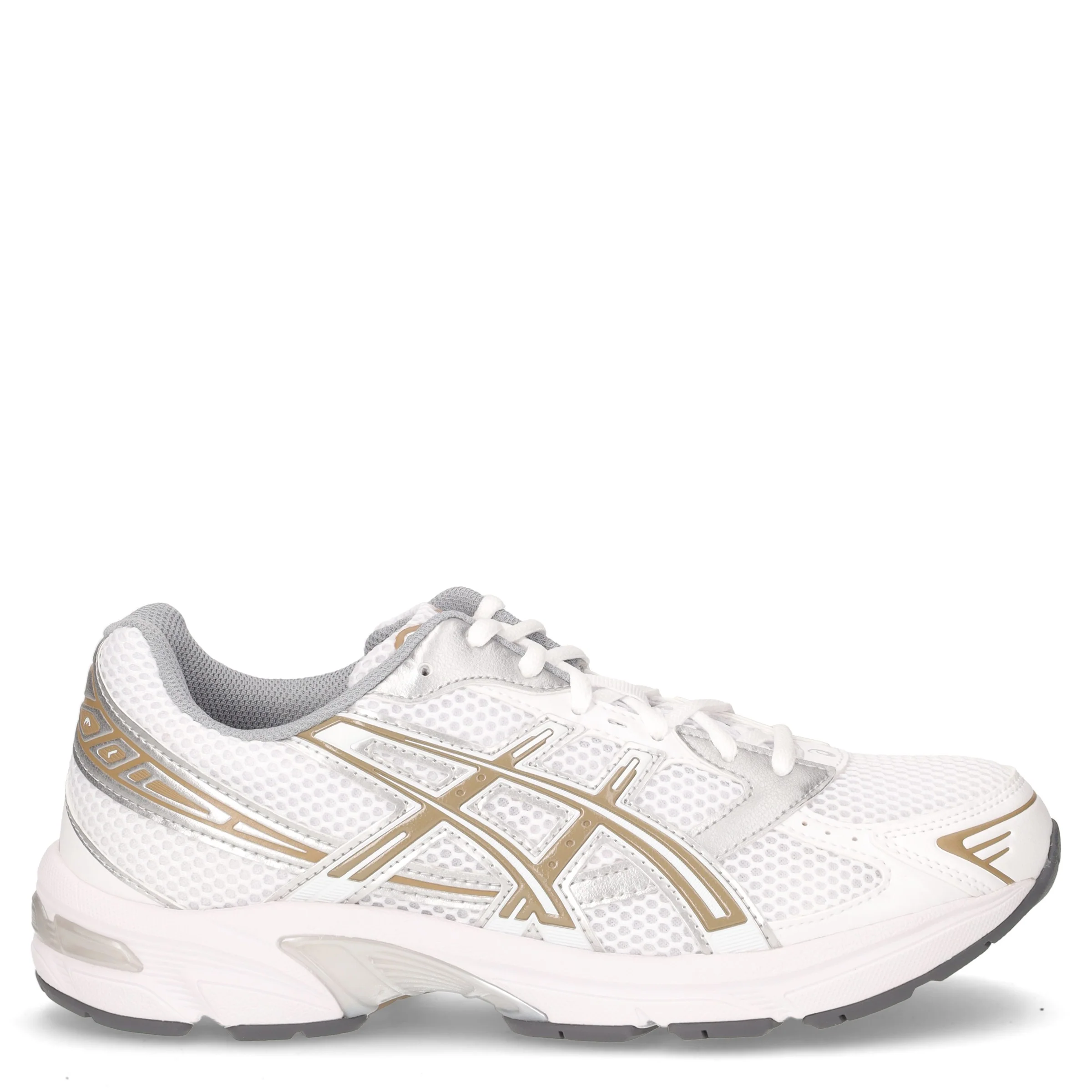 Gel 1130 scarpa da running in tessuto ed ecopelle bianco pepe