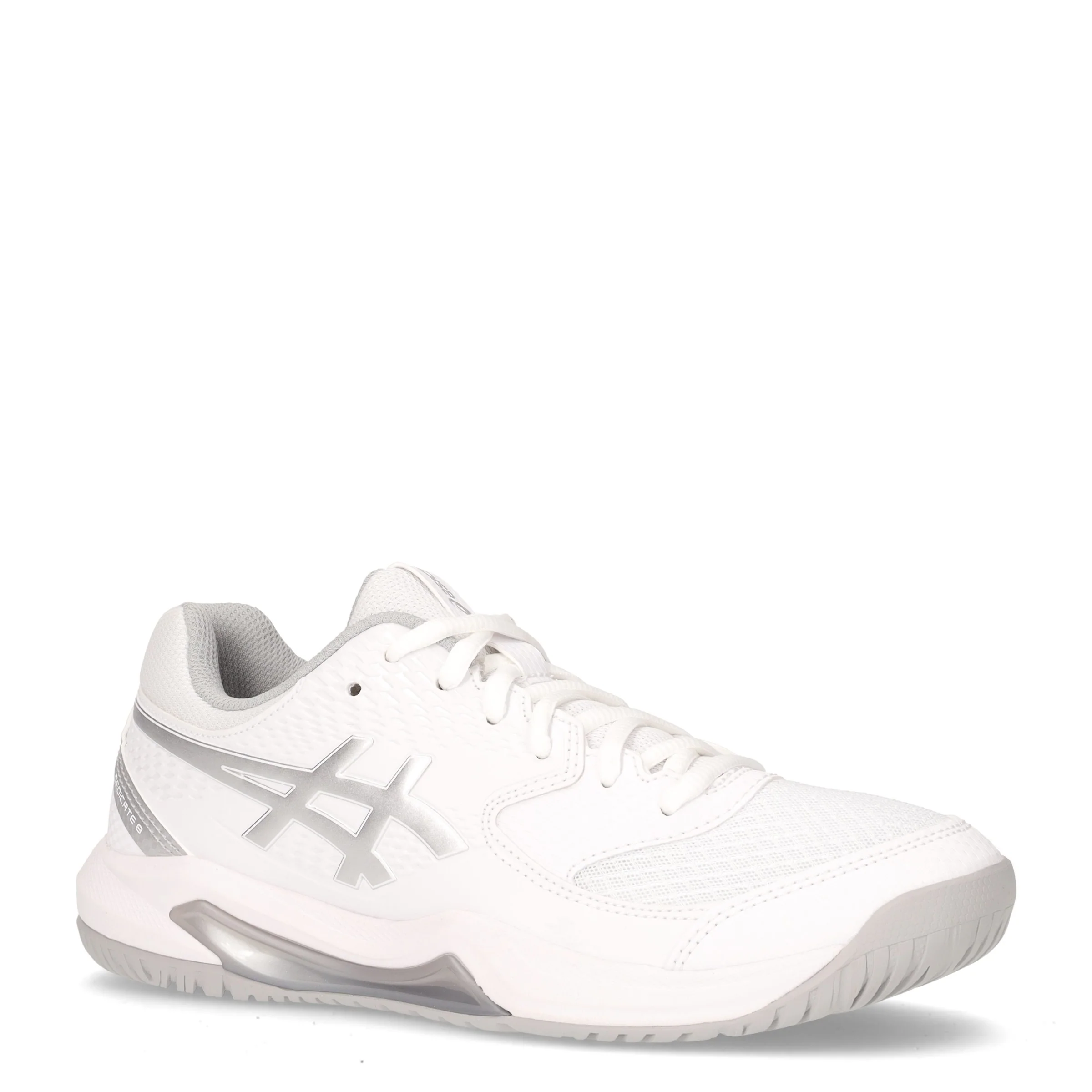 Gel-Dedicate 8 scarpa da tennis in ecopelle bianco argento - Image 2