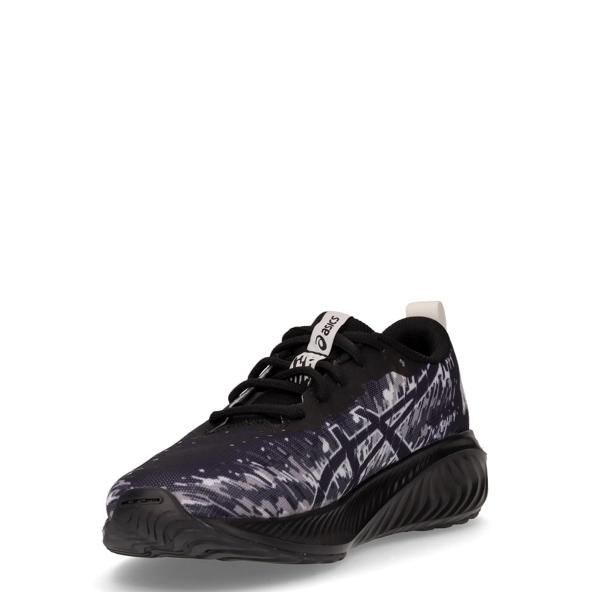 Gel-Noosa tri 16 GS scarpa da running ragazzo in mesh nero bianco - Image 3