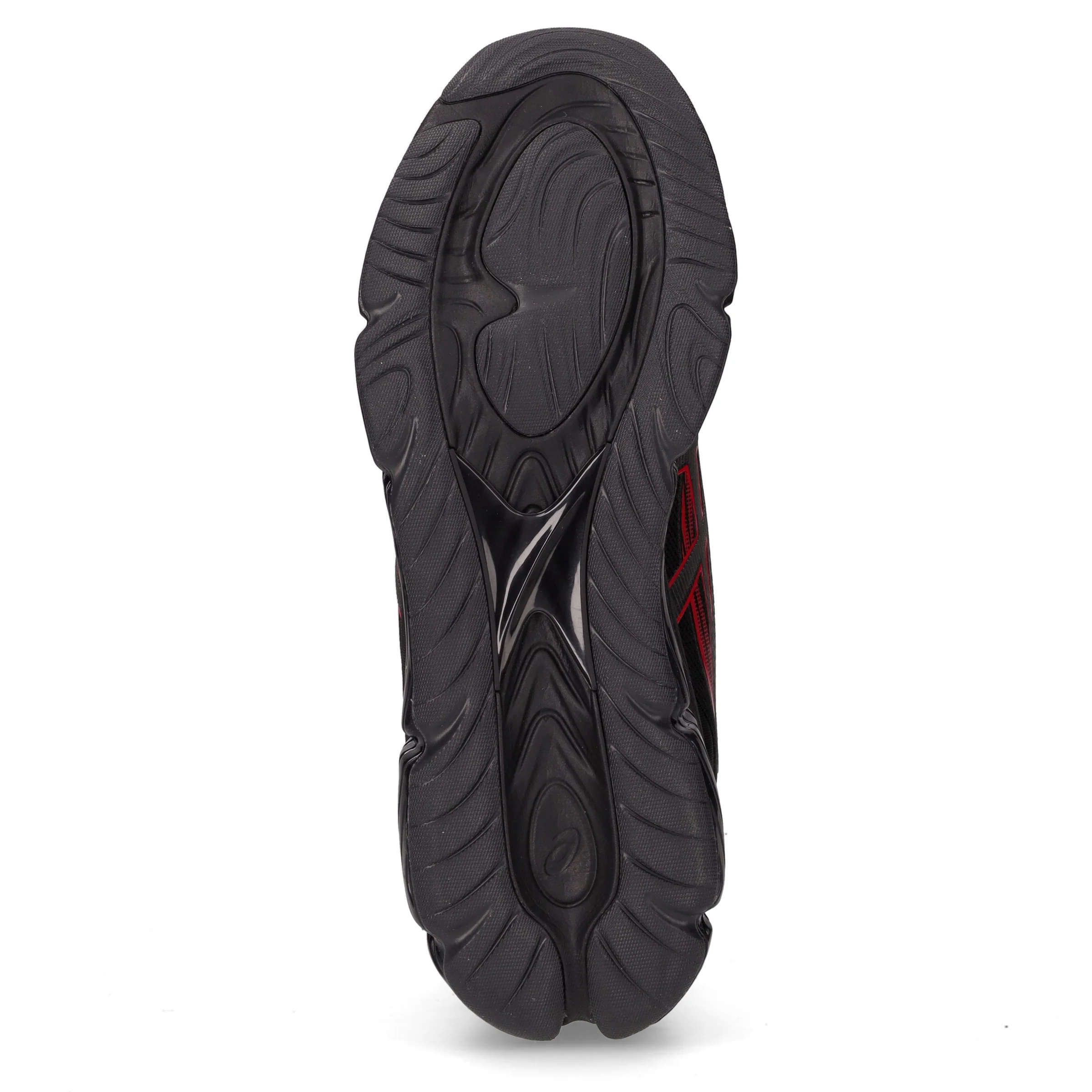 Gel Quantum 360 VIII sneaker in tessuto ed ecopelle nero rosso - Image 4