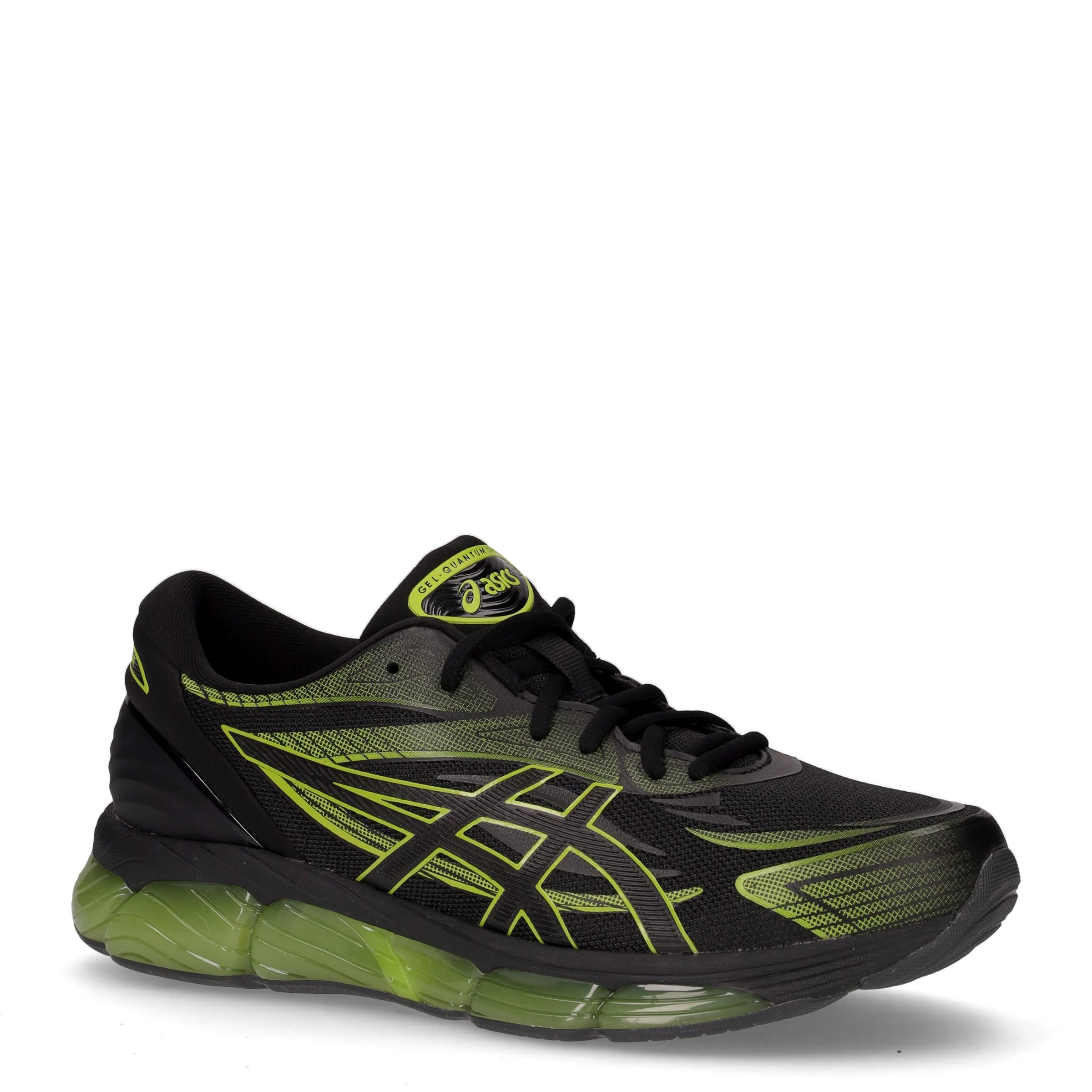 Gel Quantum 360 VIII sneaker in tessuto ed ecopelle nero verde - Image 2