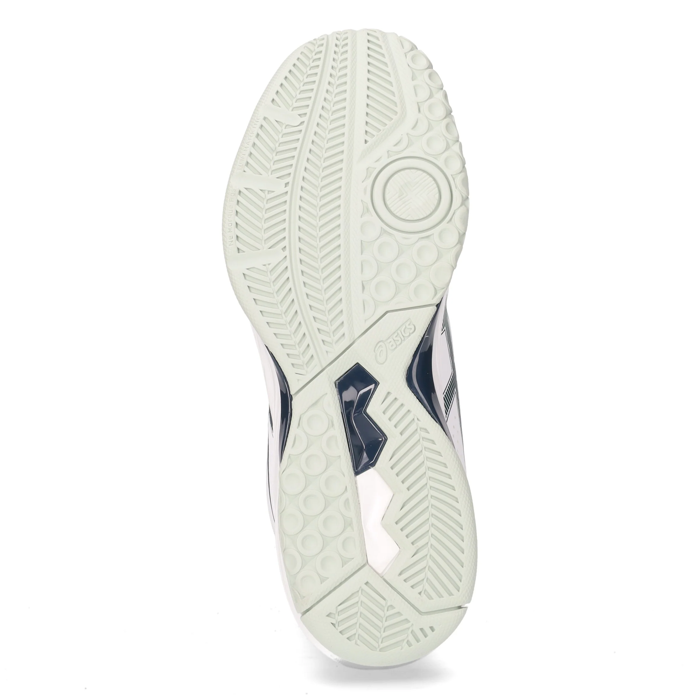Gel Task MT 4 scarpa da pallavolo in ecopelle bianco verde - Image 4