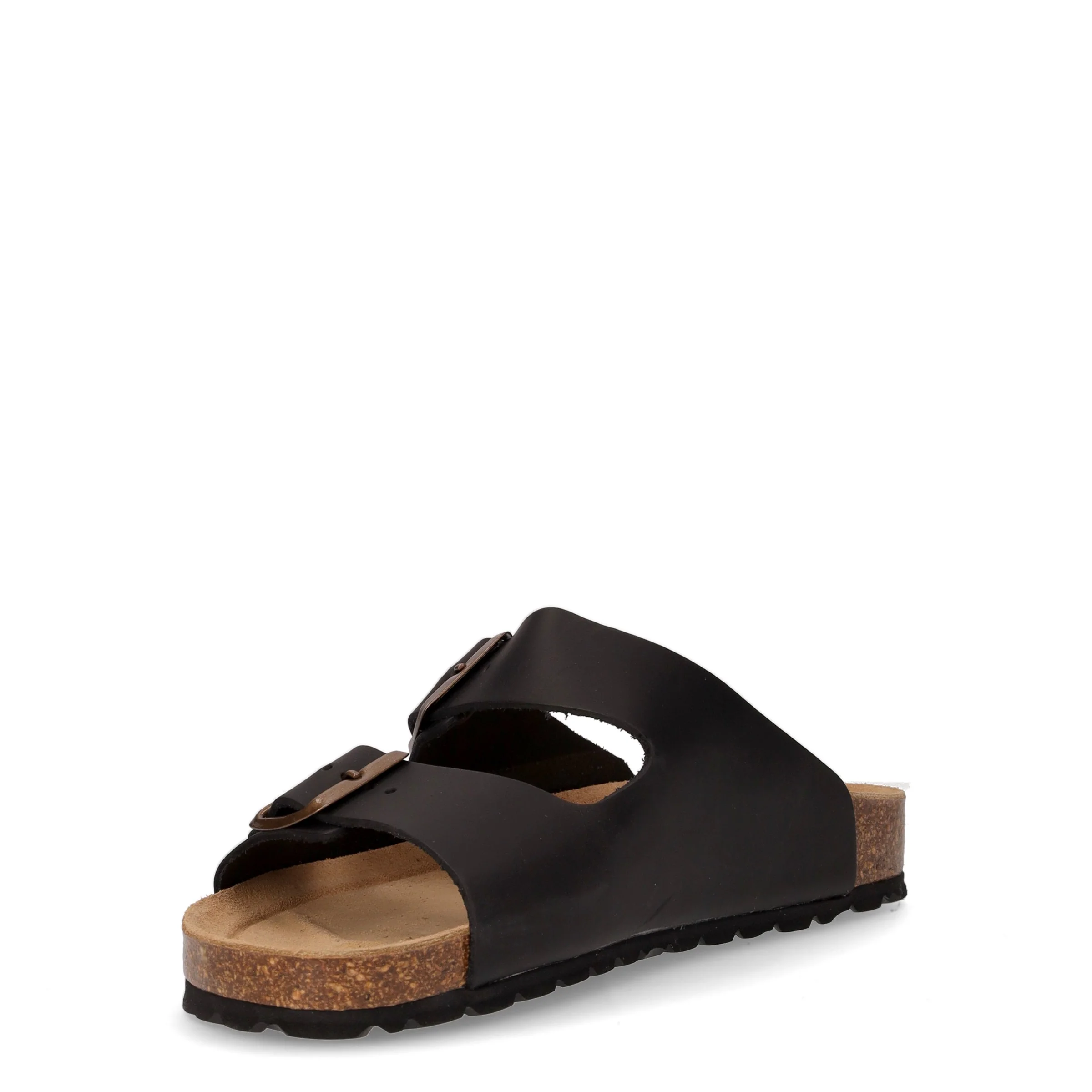 Ciabatta in pelle nero ingrassato - Image 3