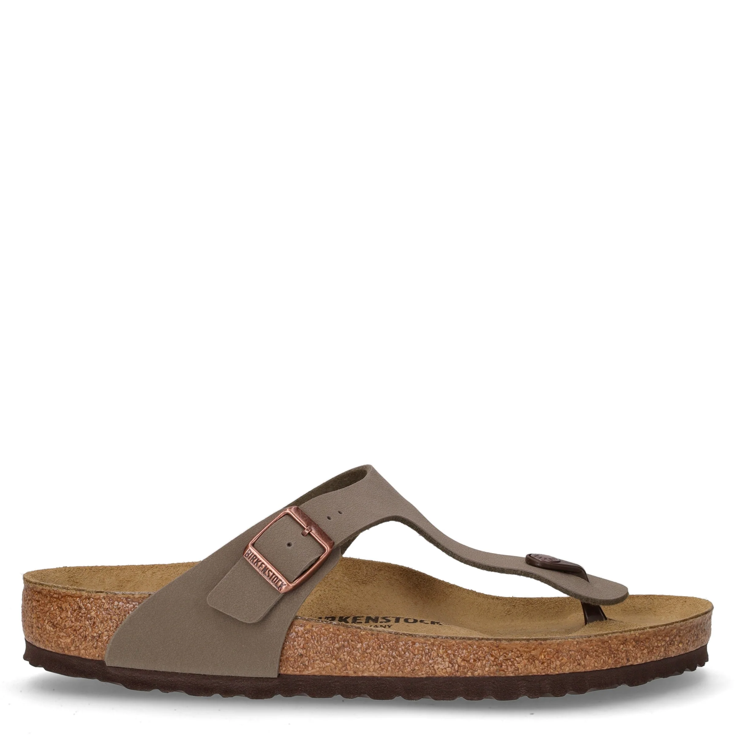 Gizeh ciabatta in pelle pietra