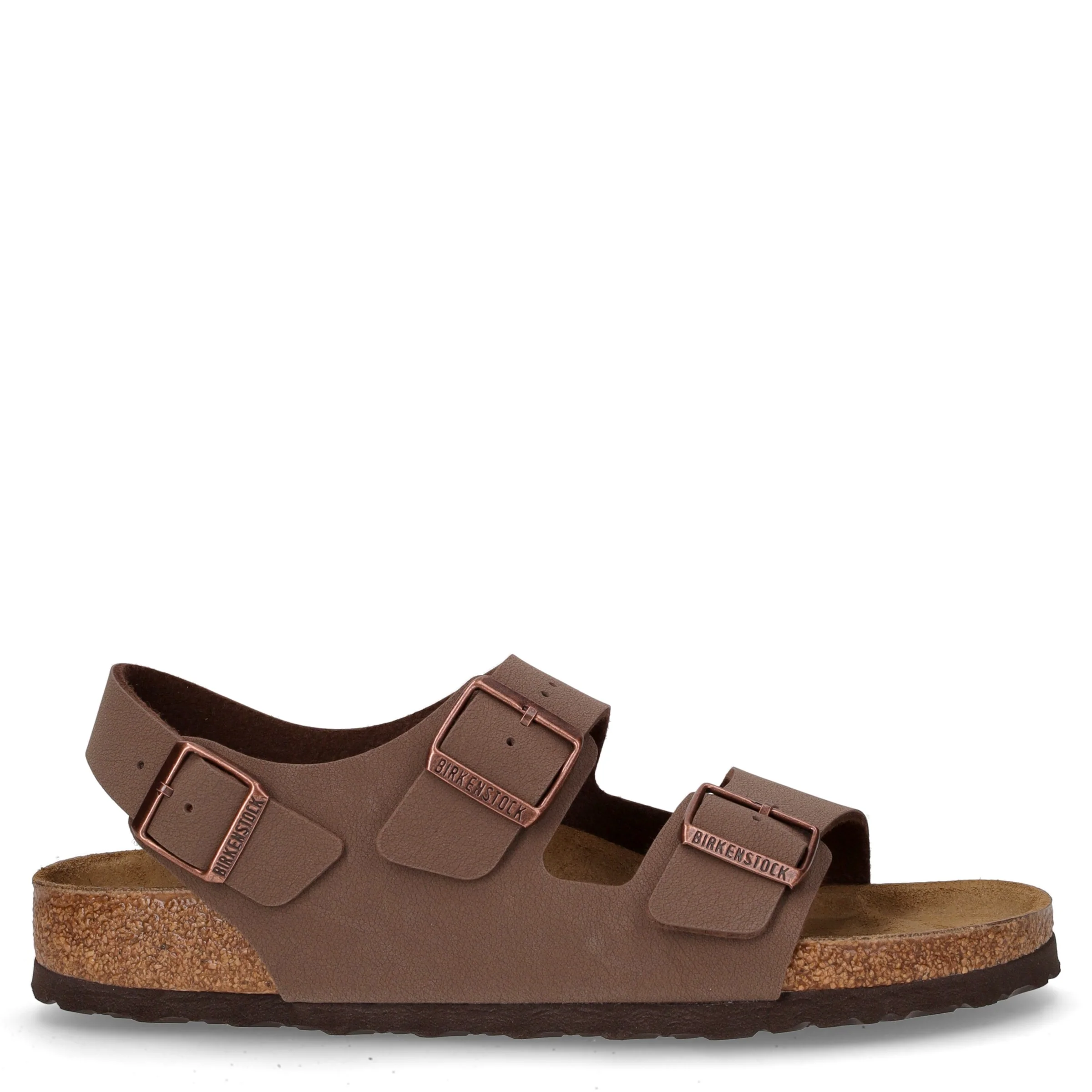 Milano sandalo in pelle mocca