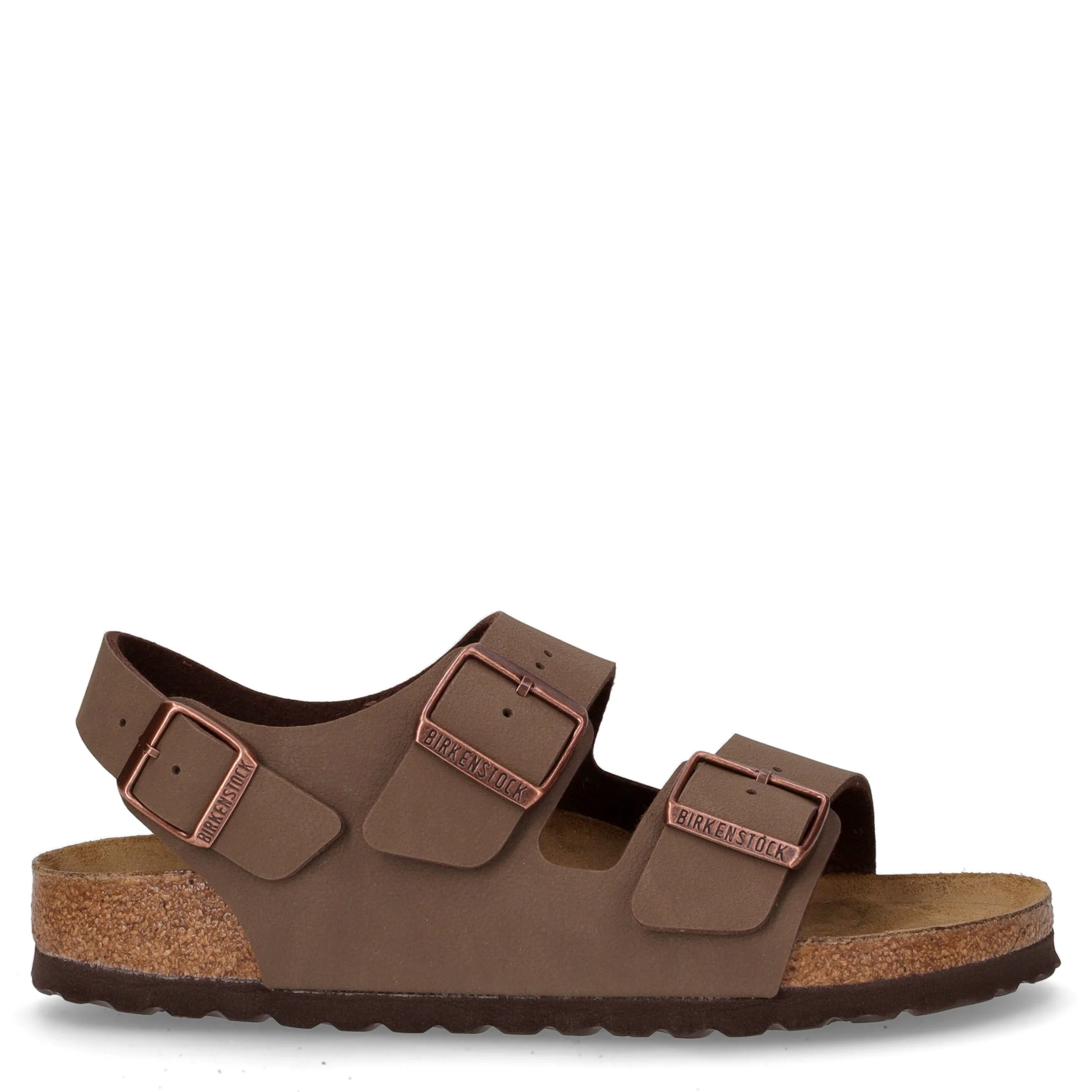 Milano sandalo in pelle mocca