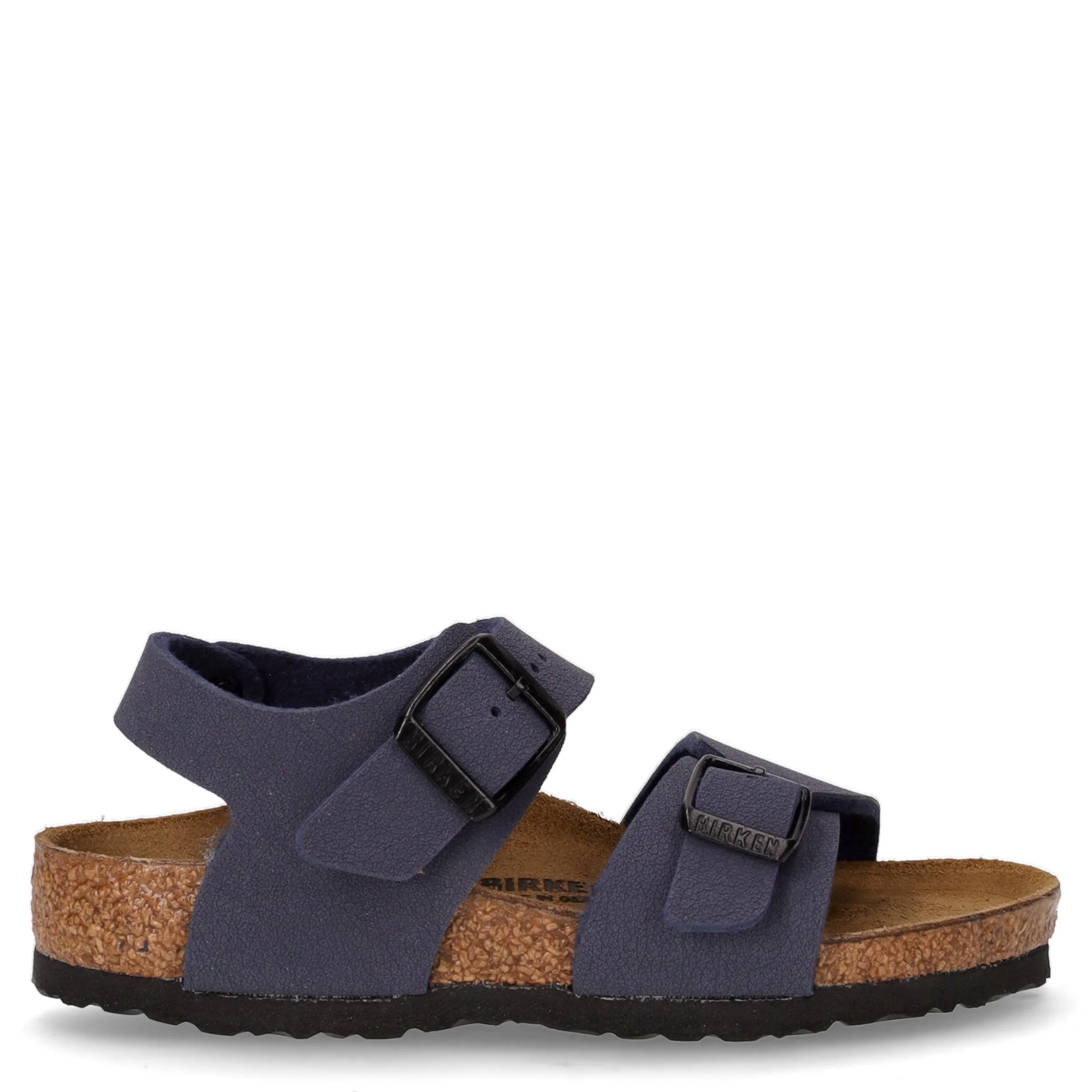 New York sandalo in pelle bambino navy