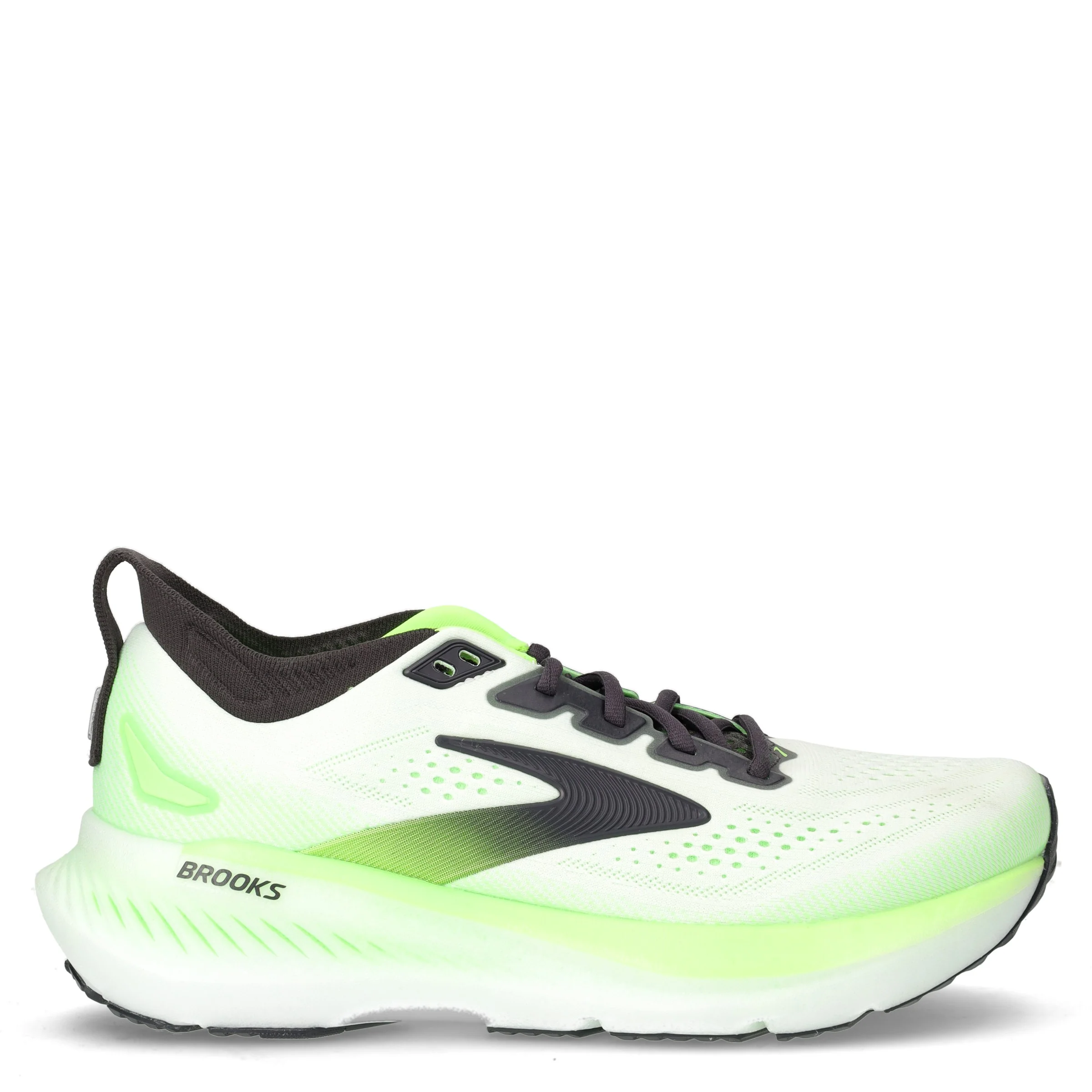Glycerin 23 scarpa da running in tessuto bianco verde fluo