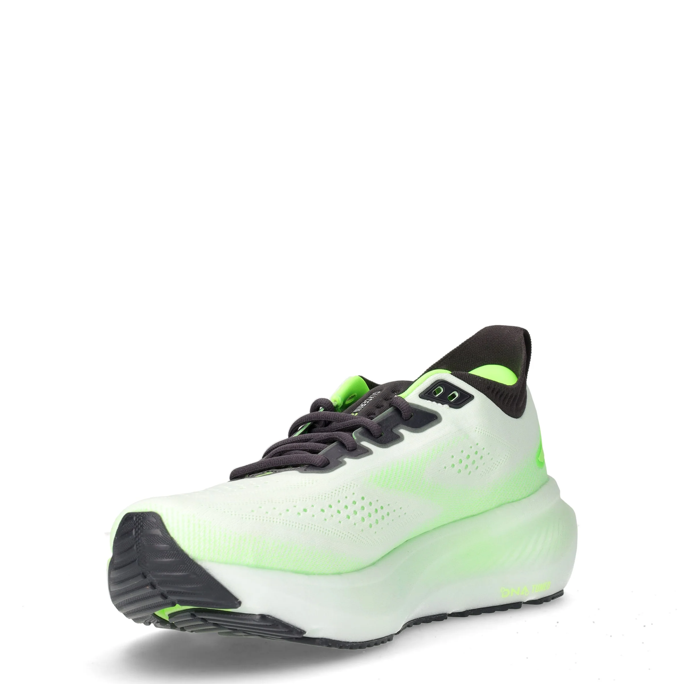 Glycerin 23 scarpa da running in tessuto bianco verde fluo - Image 3