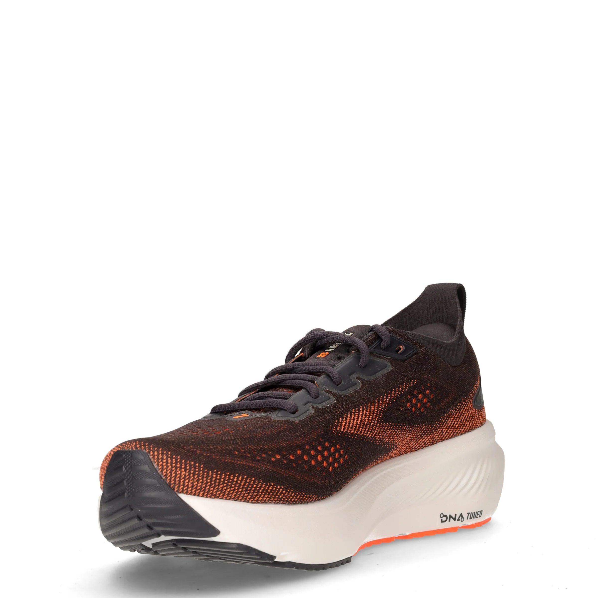 Glycerin 23 scarpa da running in tessuto grigio arancione - Image 3