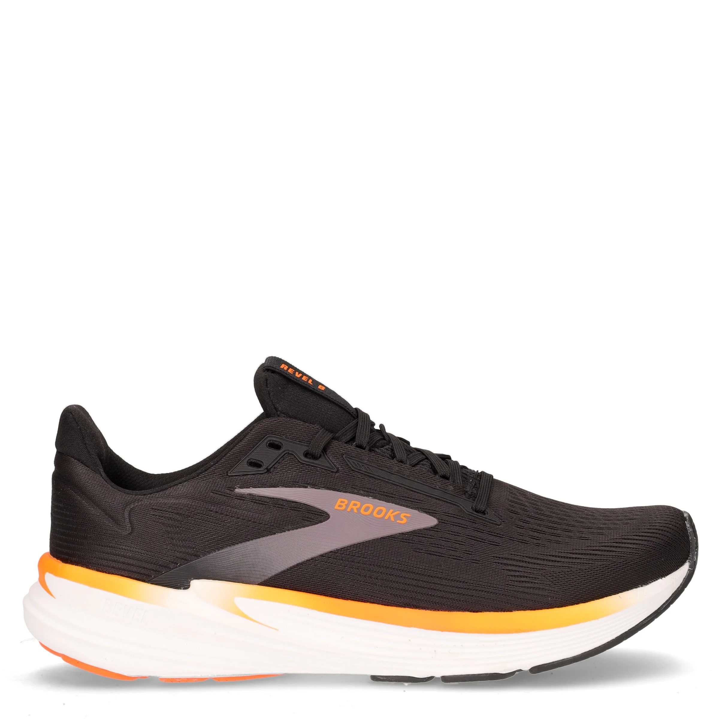 Revel 8 scarpa da running in tessuto nero arancio