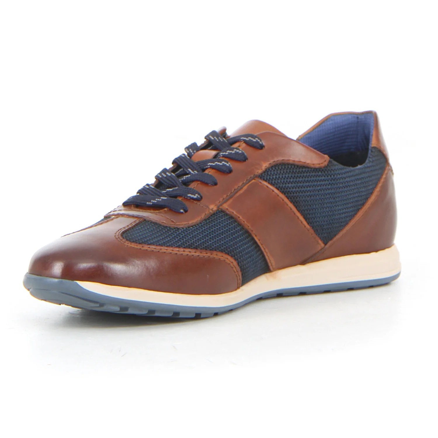 Scarpa sportiva cognac dark blue - Image 3