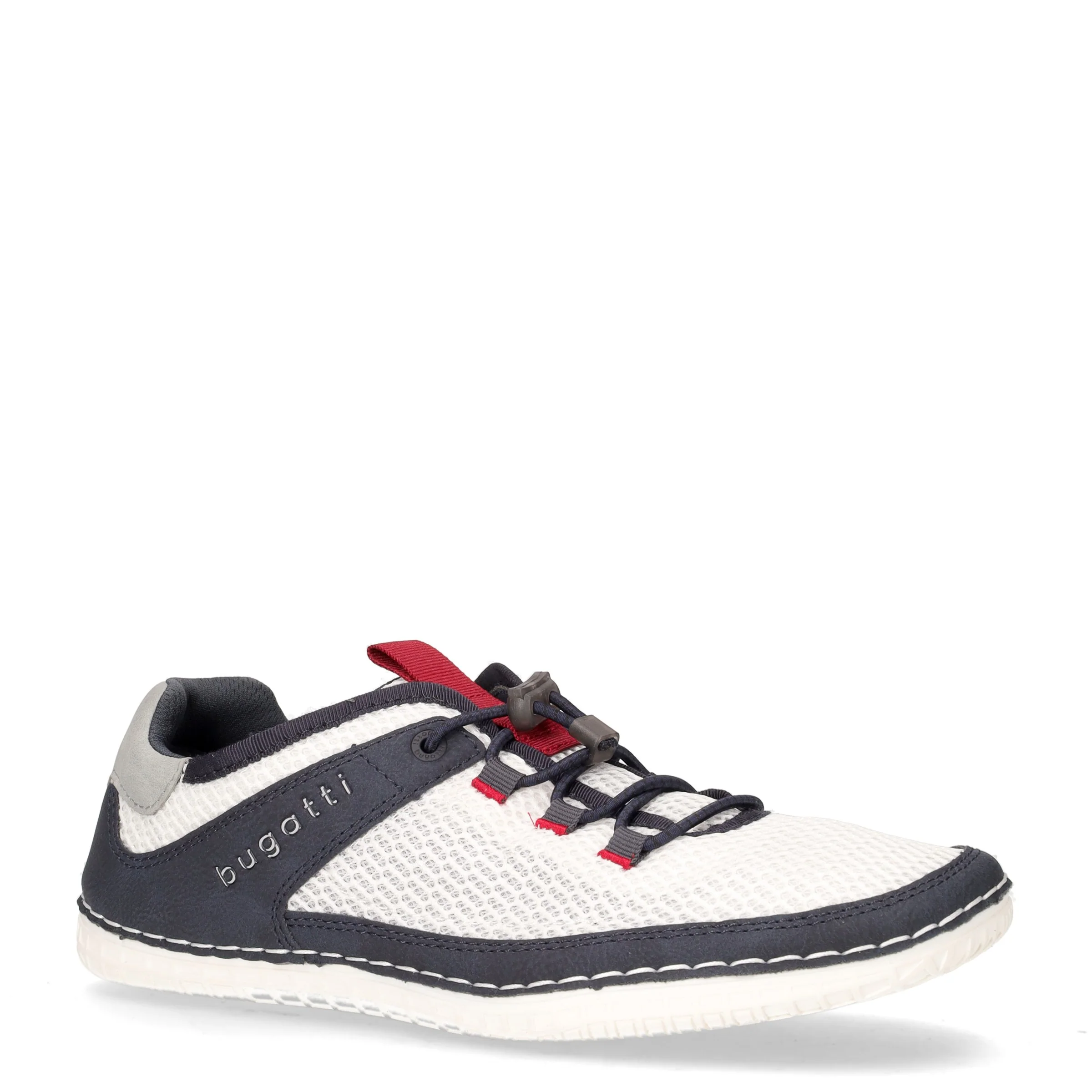 Sneaker in tessuto ed ecopelle blu bianco - Image 2
