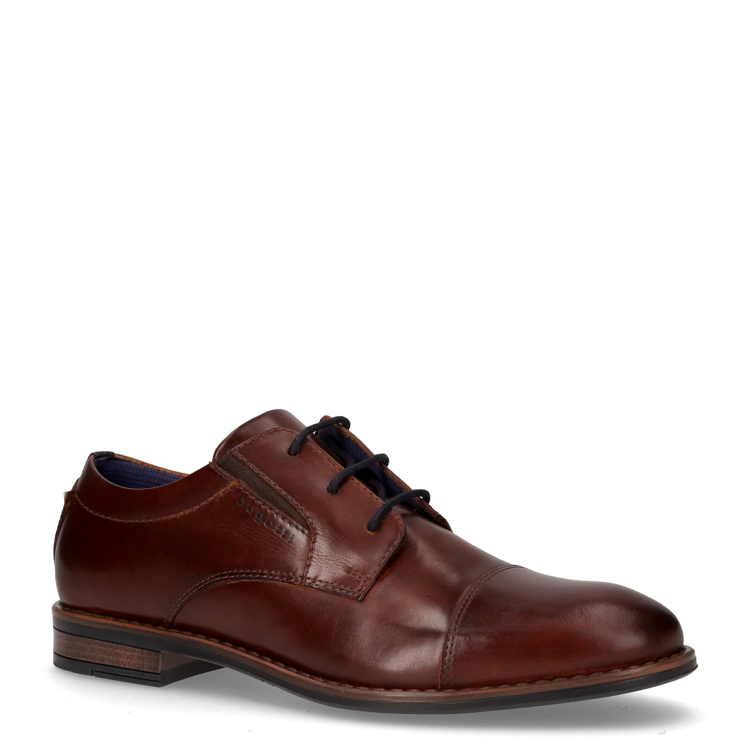 Stringata in pelle cognac - Image 2