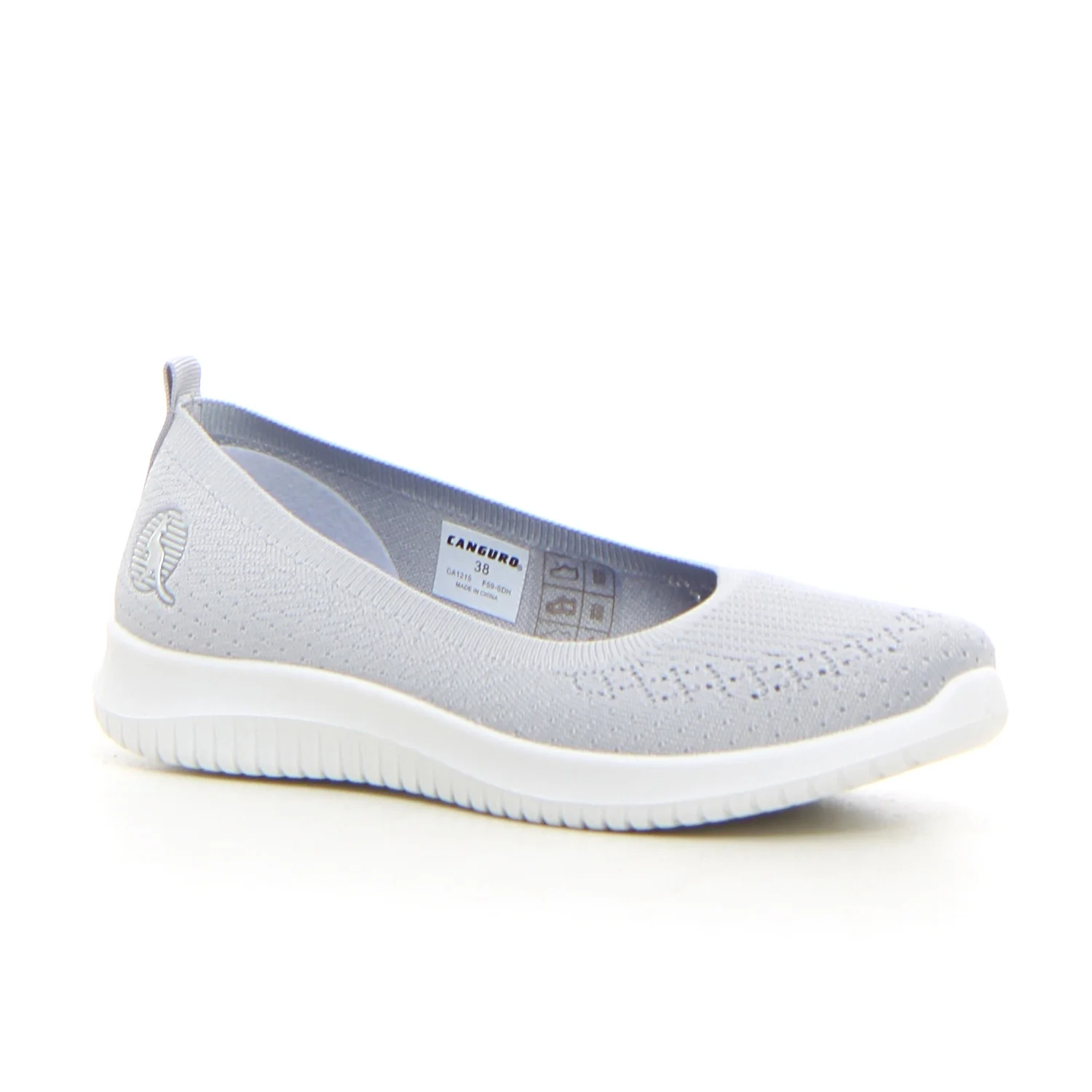 Sneaker slip on grigio - Image 2