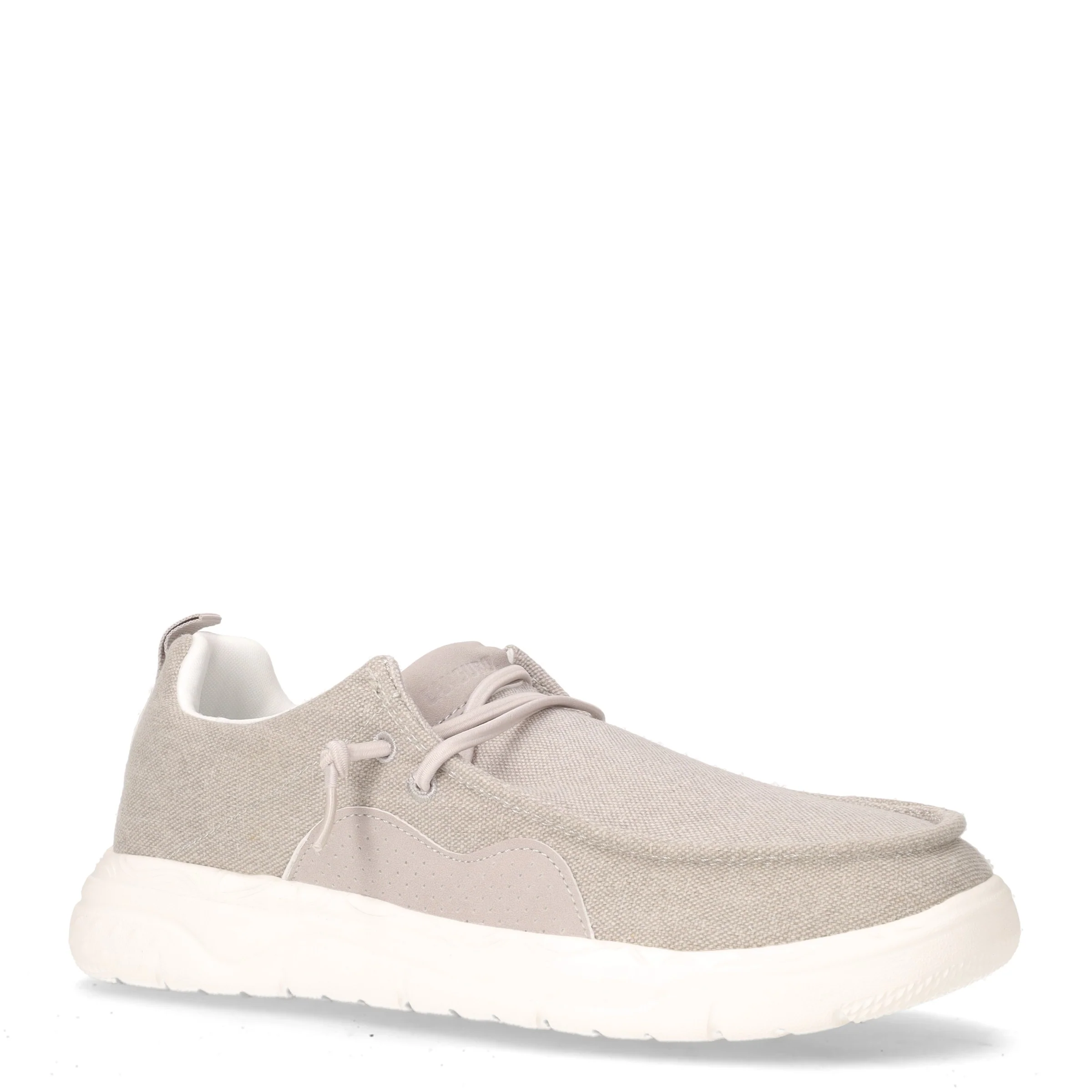 Stringata casual in tessuto grigio - Image 2