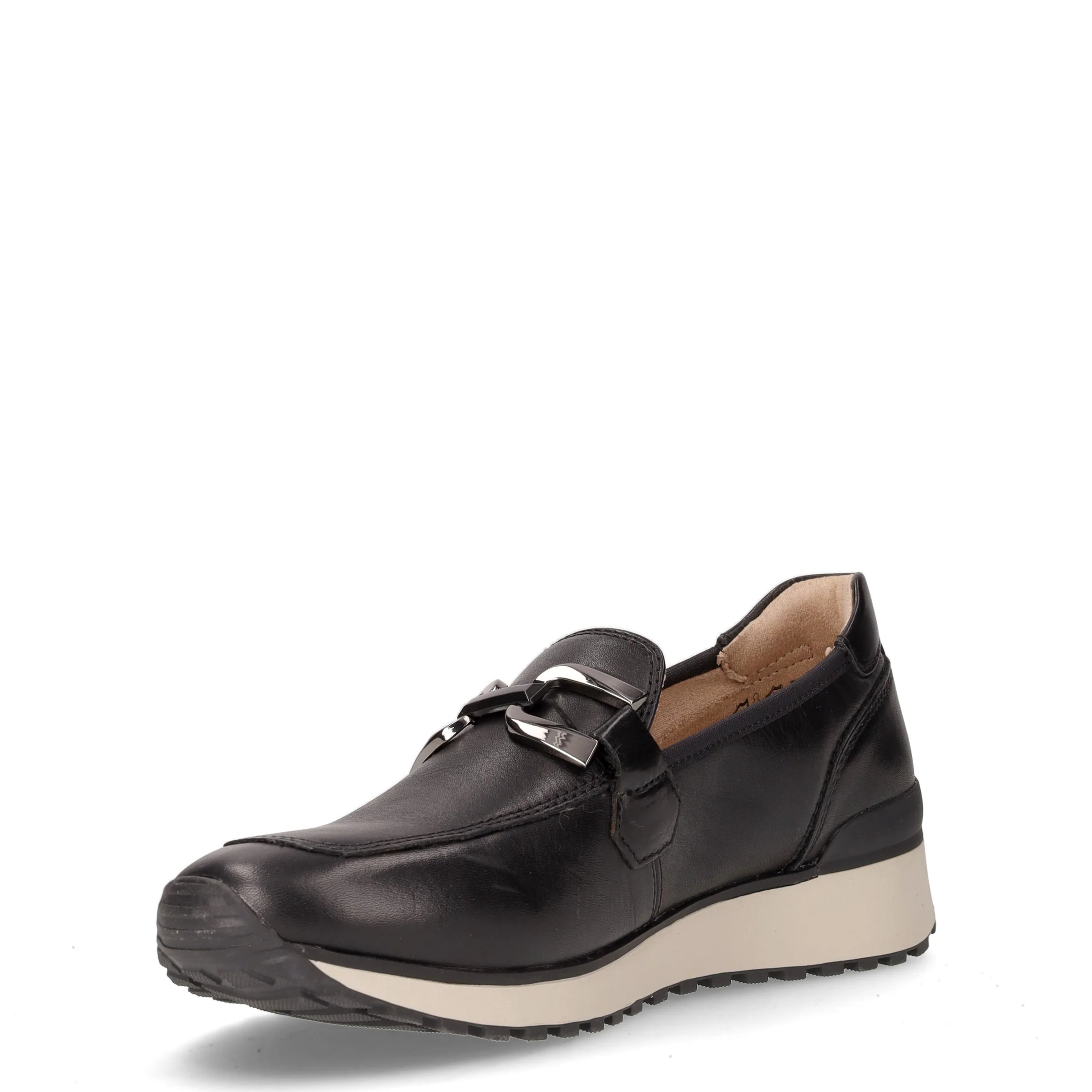 Mocassino con staffa nero nappa - Image 3