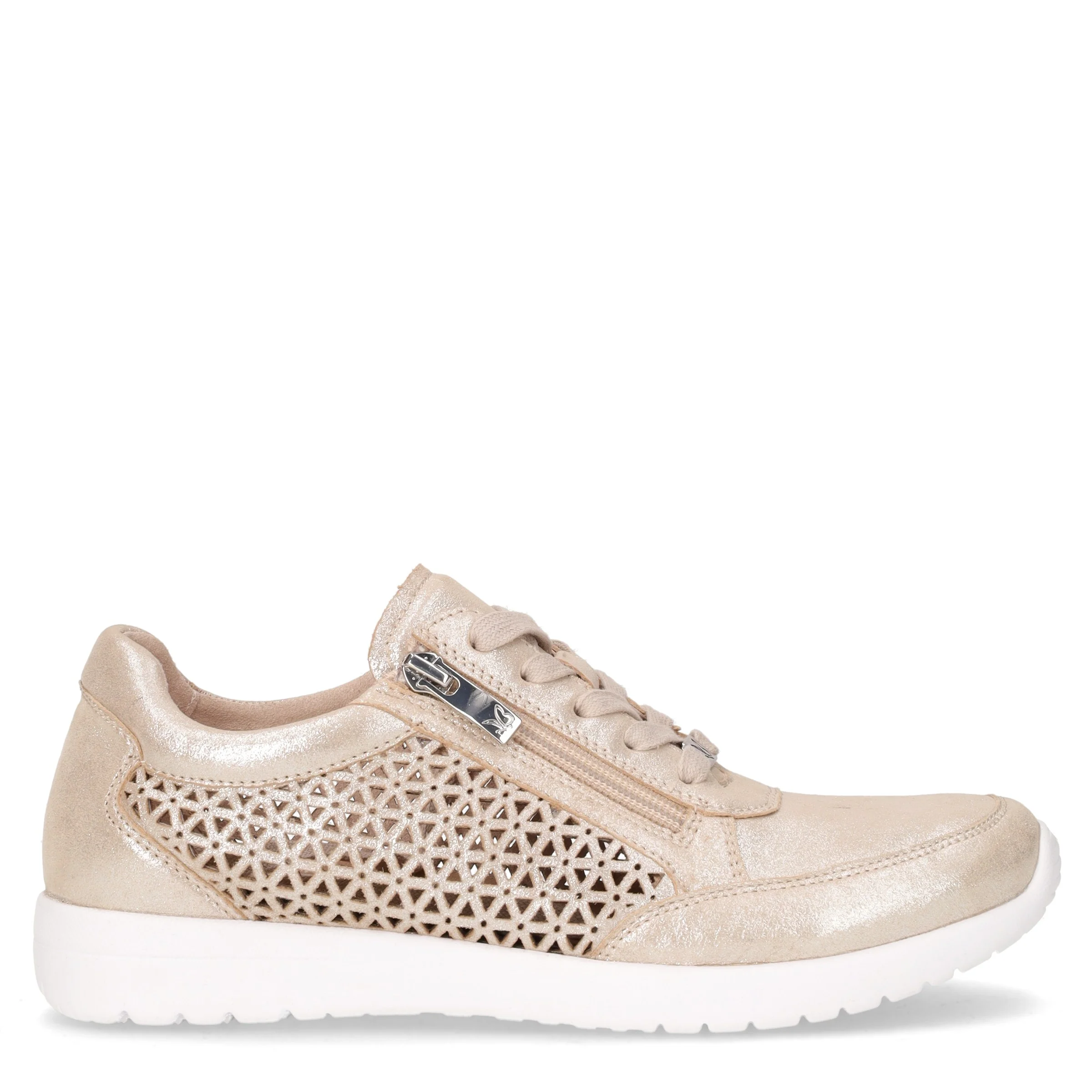 Sneaker in pelle taupe