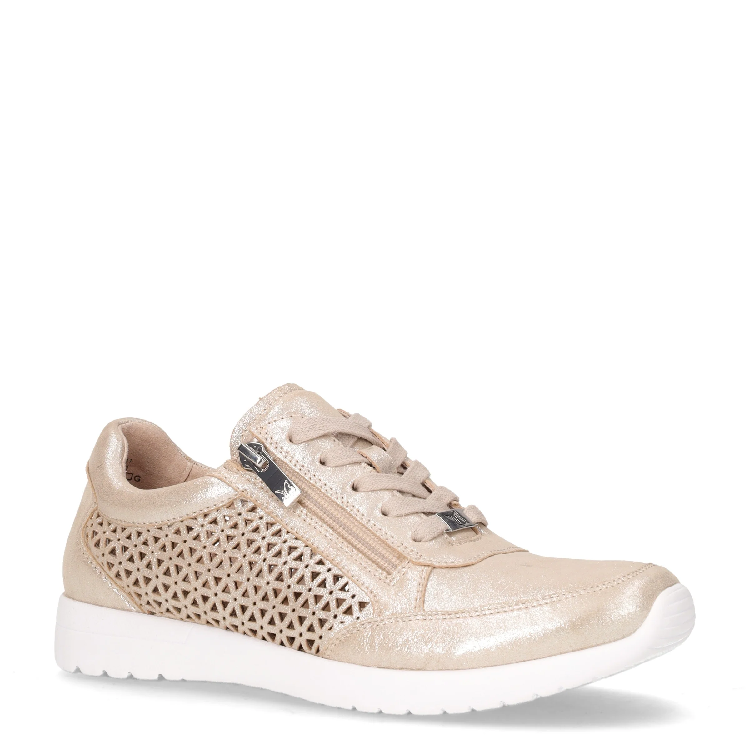 Sneaker in pelle taupe - Image 2