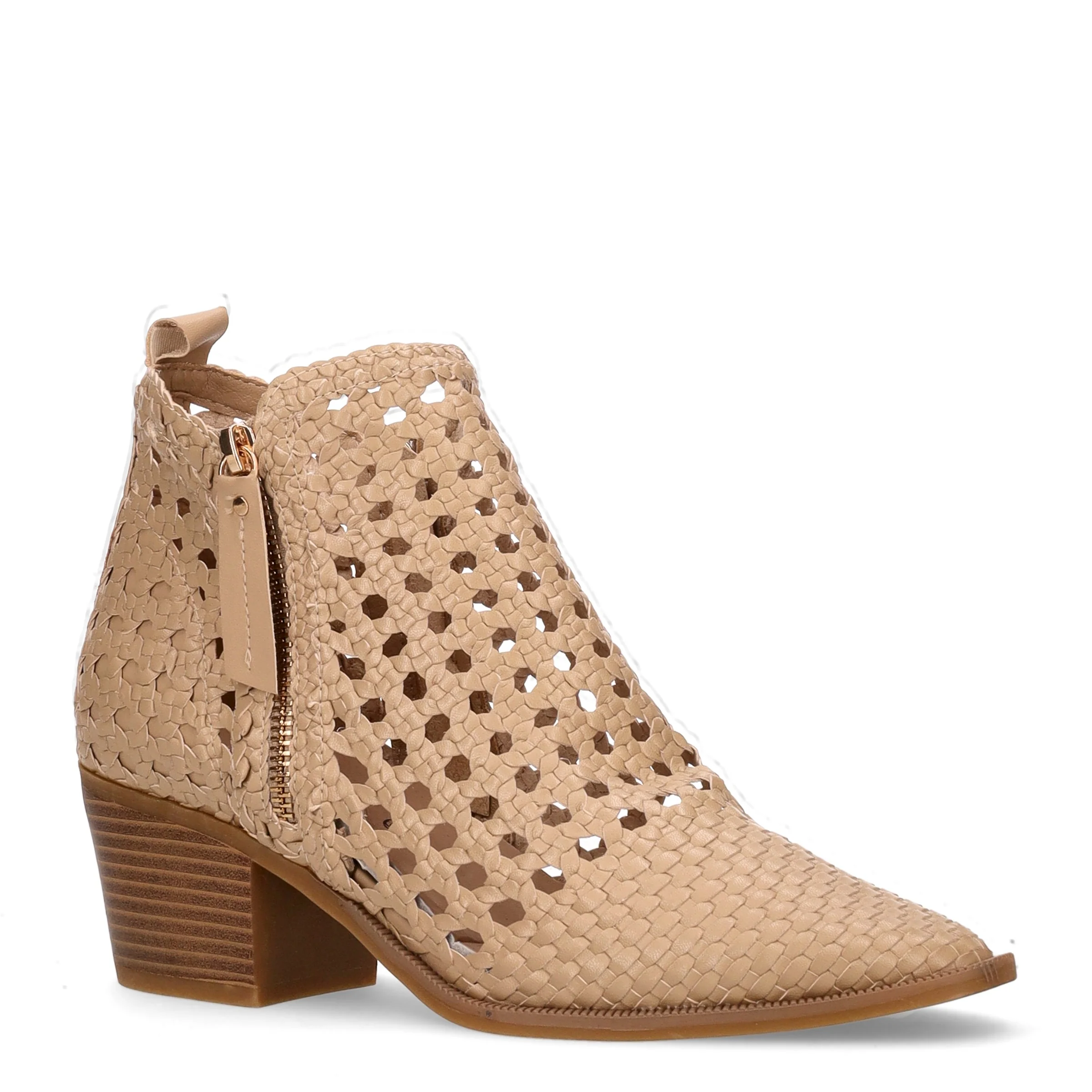 Stivaletto traforato beige - Image 2