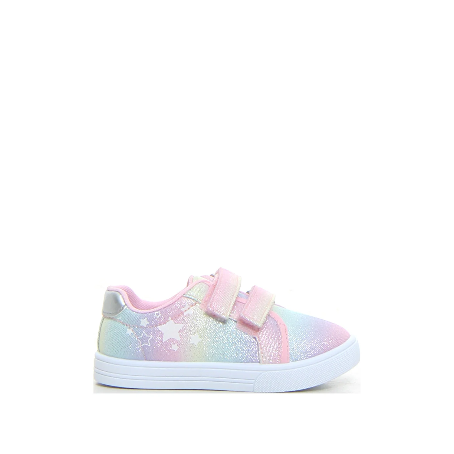 Fancy sneaker con strappi bambina multicolor glitter
