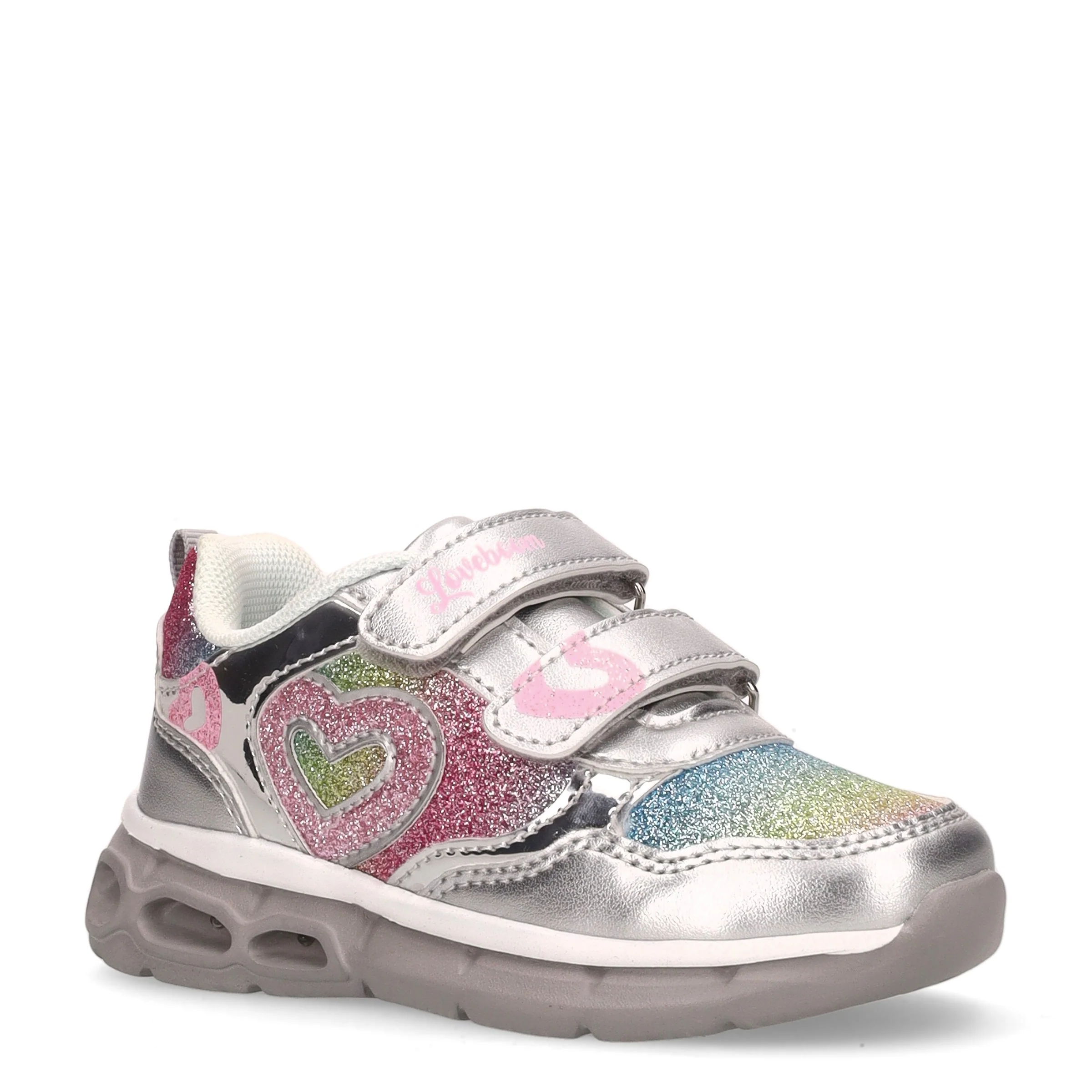 Sneaker con luci bambina silver multicolor - Image 2