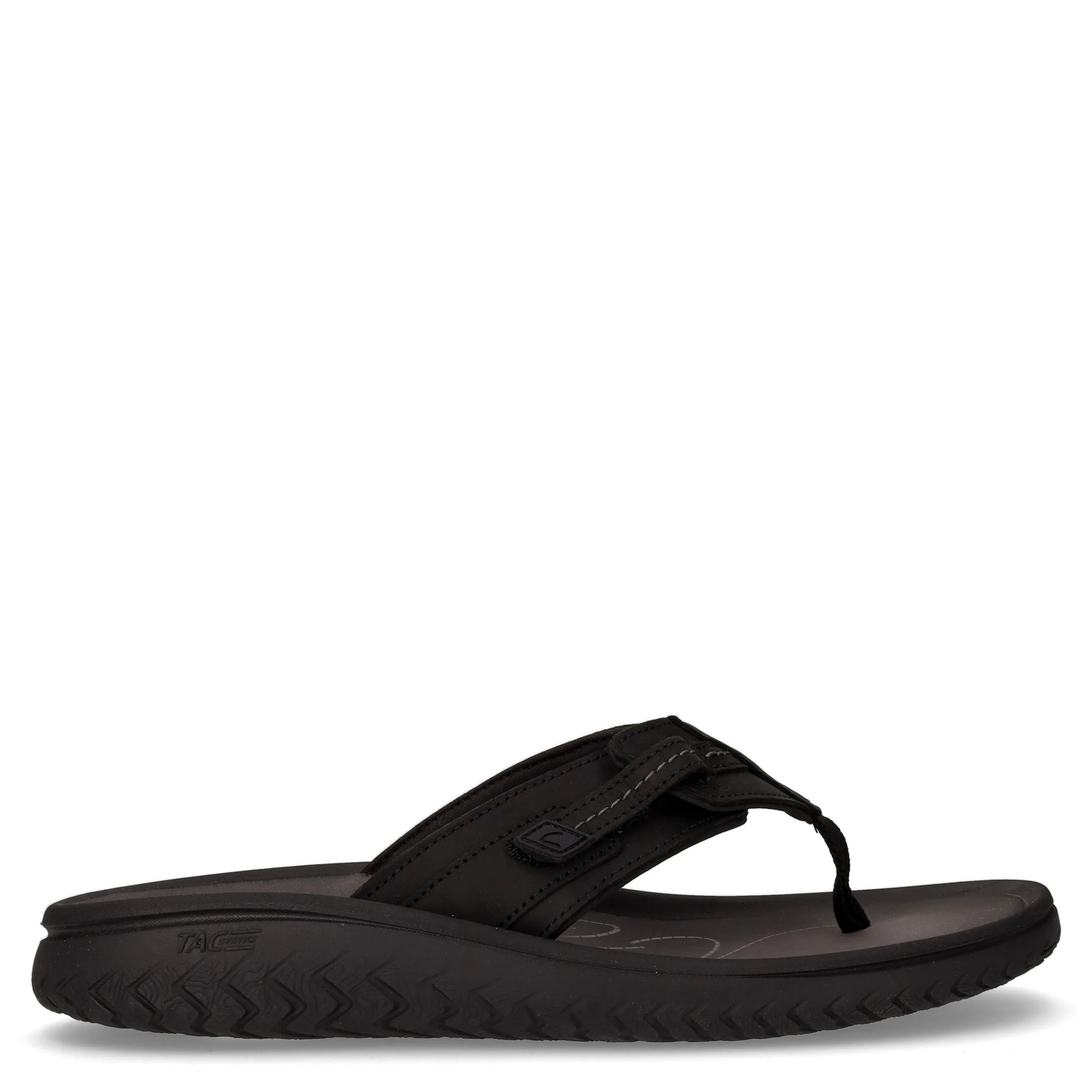 Wesley Sun infradito in pelle e gomma nero