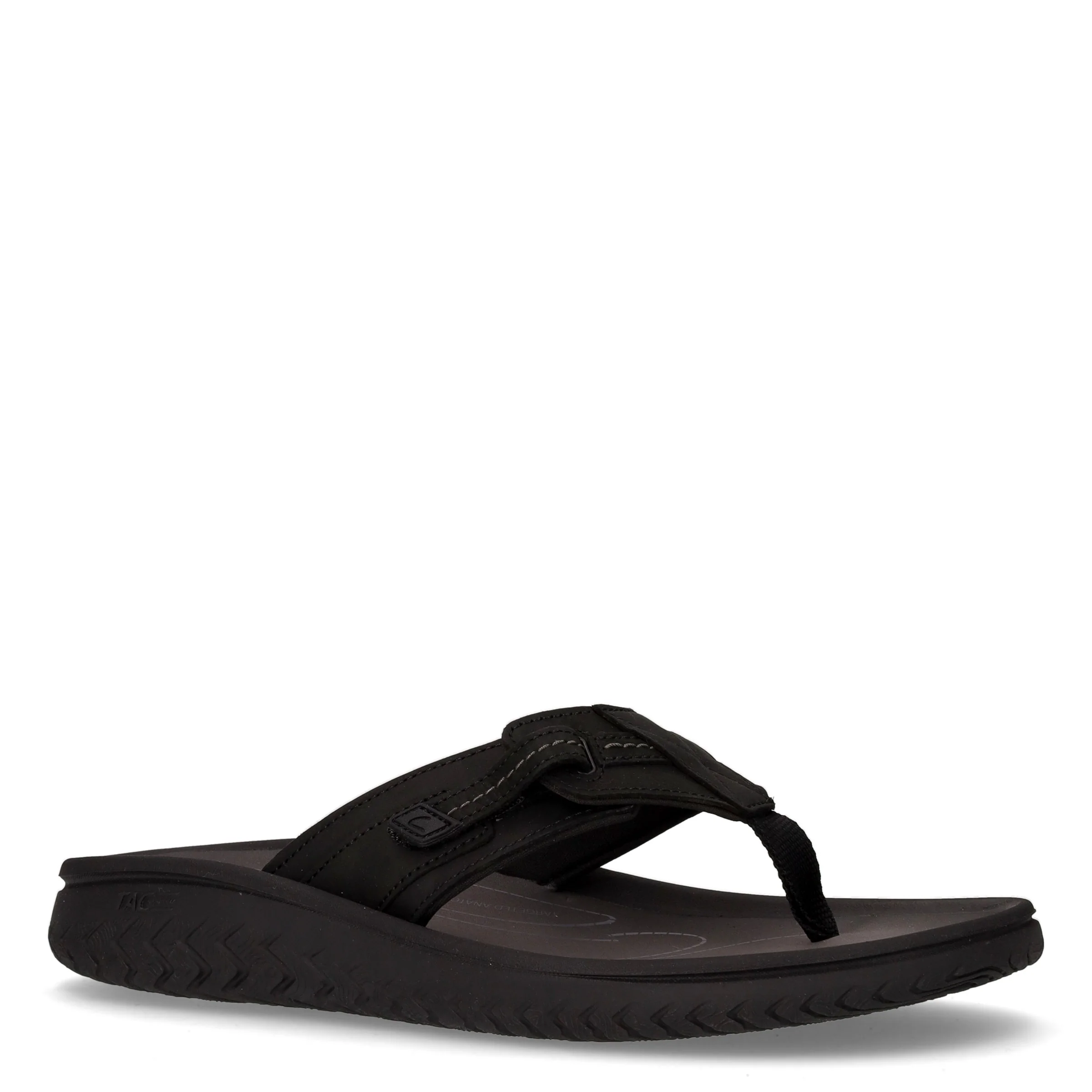 Wesley Sun infradito in pelle e gomma nero - Image 2