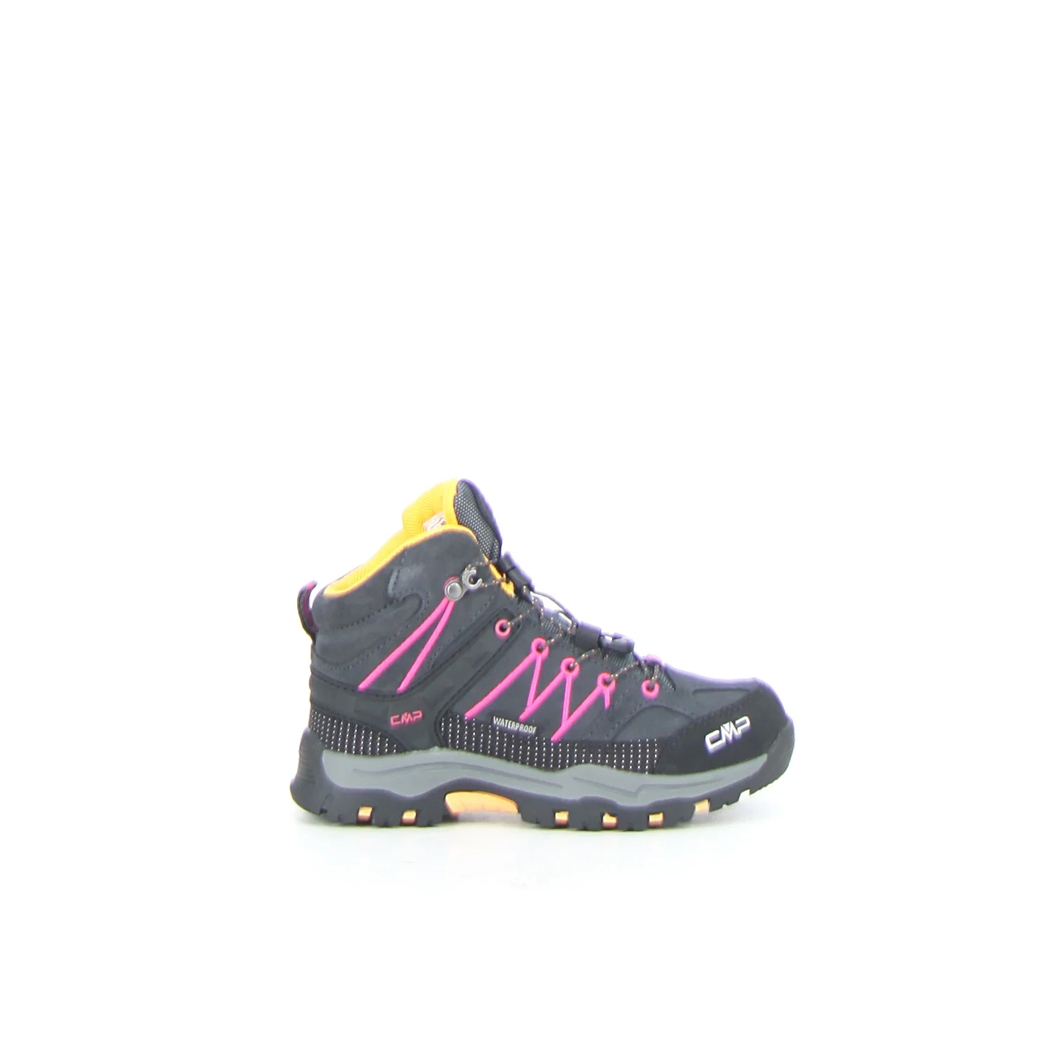 Kids Rigel Mid scarpone da trekking bambina antracite bouganville