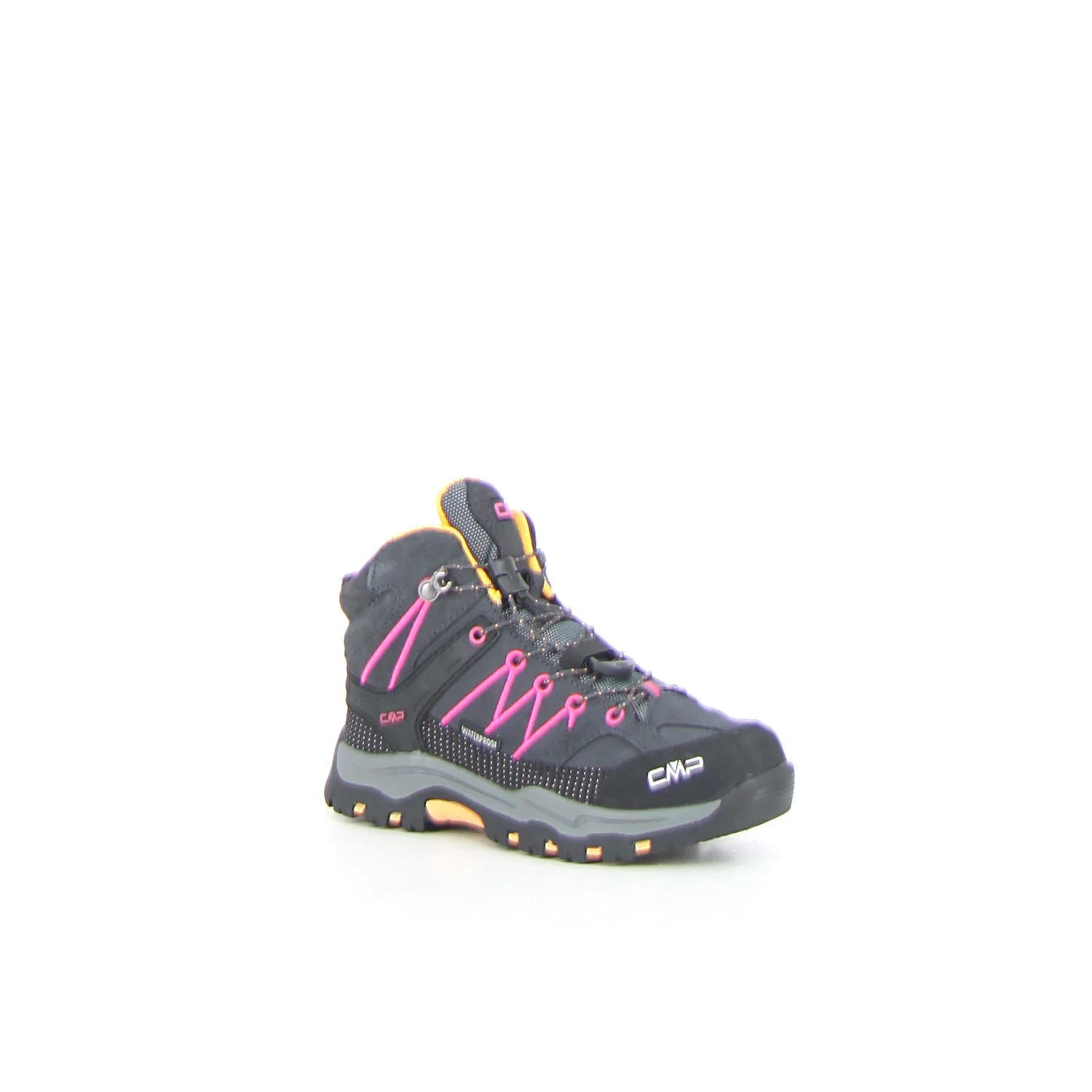 Kids Rigel Mid scarpone da trekking bambina antracite bouganville - Image 2