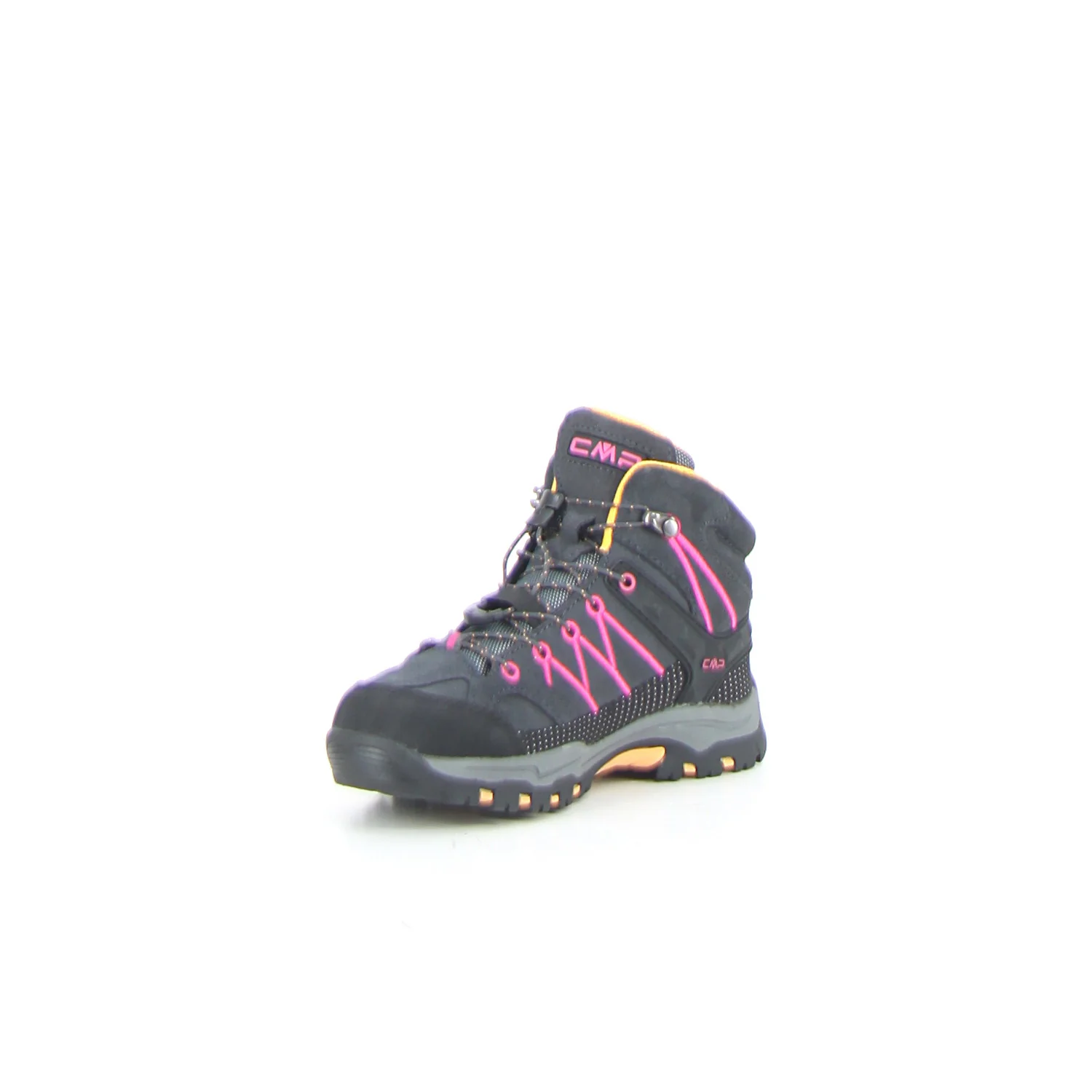 Kids Rigel Mid scarpone da trekking bambina antracite bouganville - Image 3