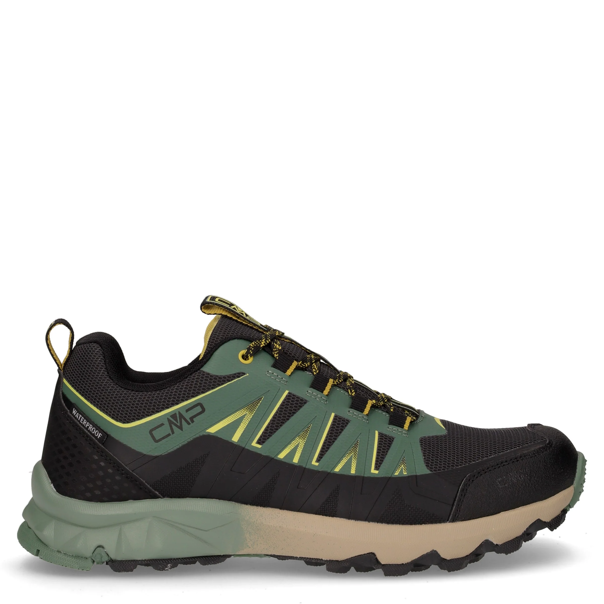 Laky Fast scarpa da trekking in mesh e PU nero muschio