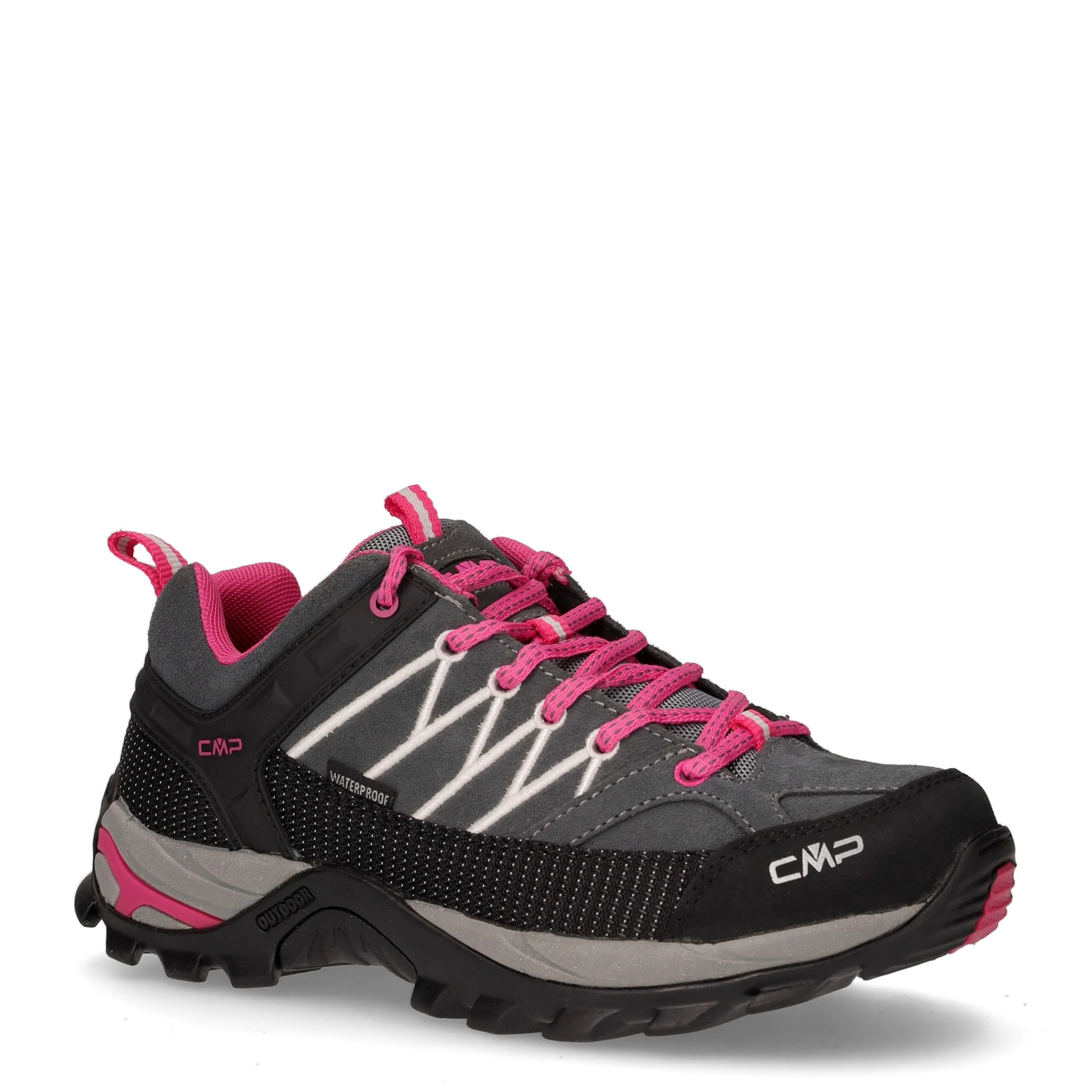 Rigel Low scarpa da trekking in pelle e tessuto grigio fuxia - Image 2