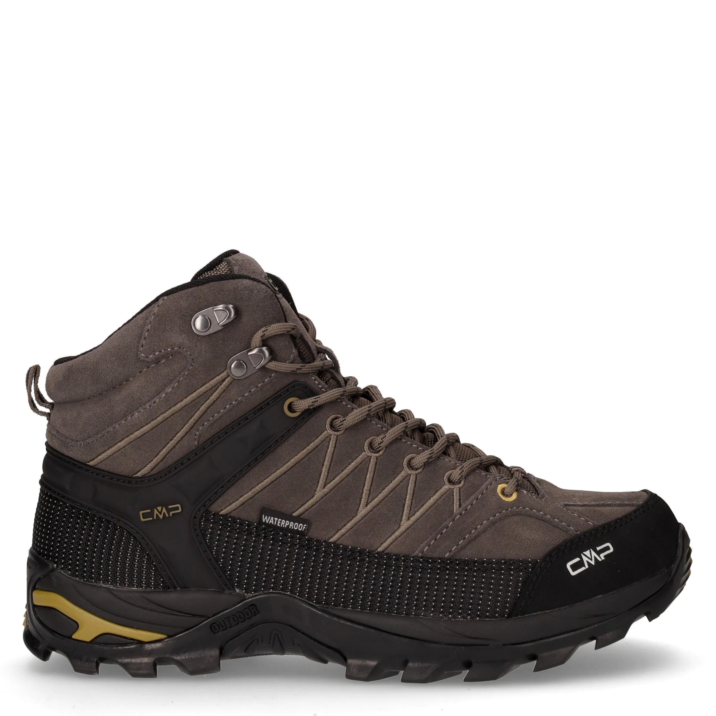 Rigel mid scarpa da trekking in pelle e tessuto fango
