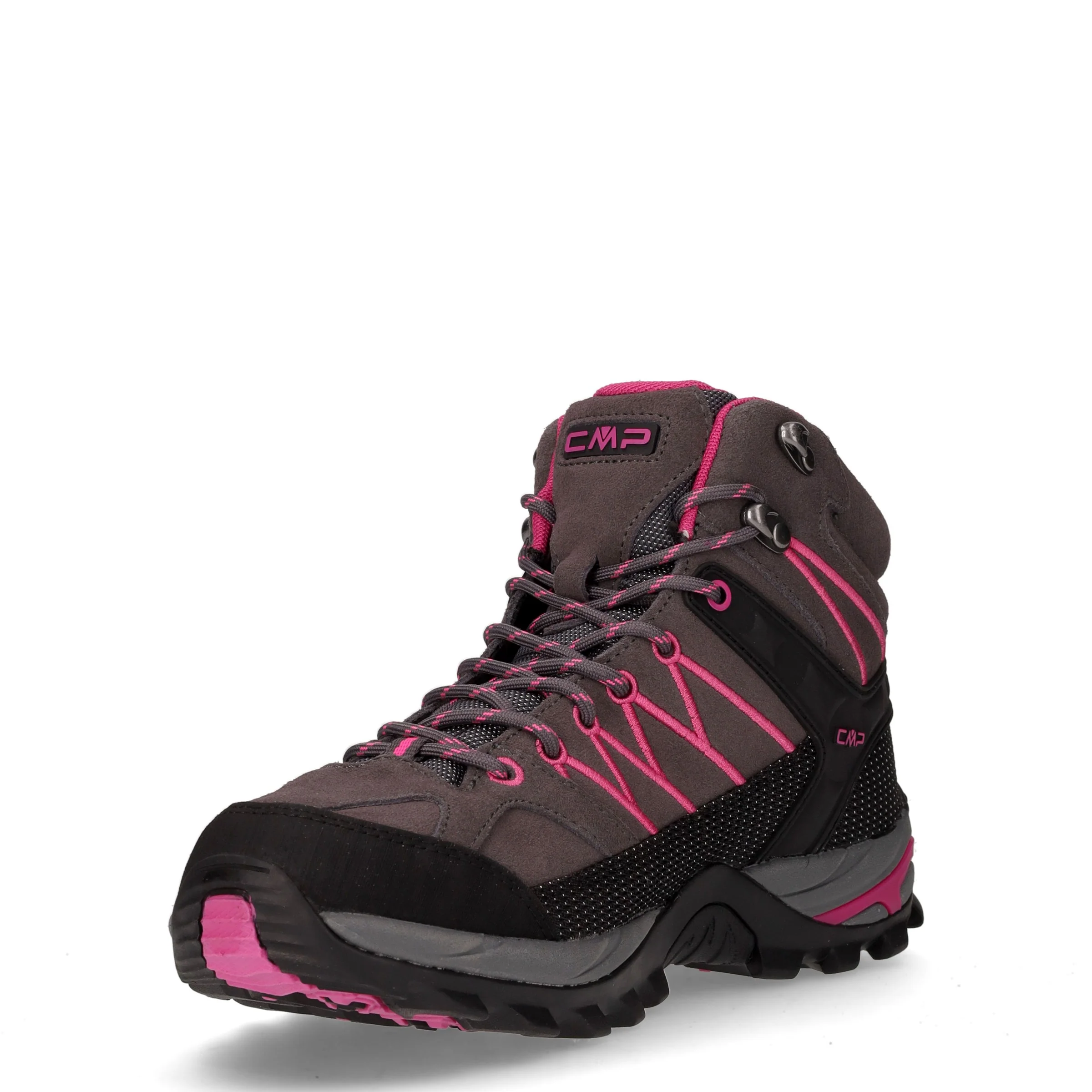Rigel mid scarpa da trekking in pelle e tessuto terra fuxia - Image 3