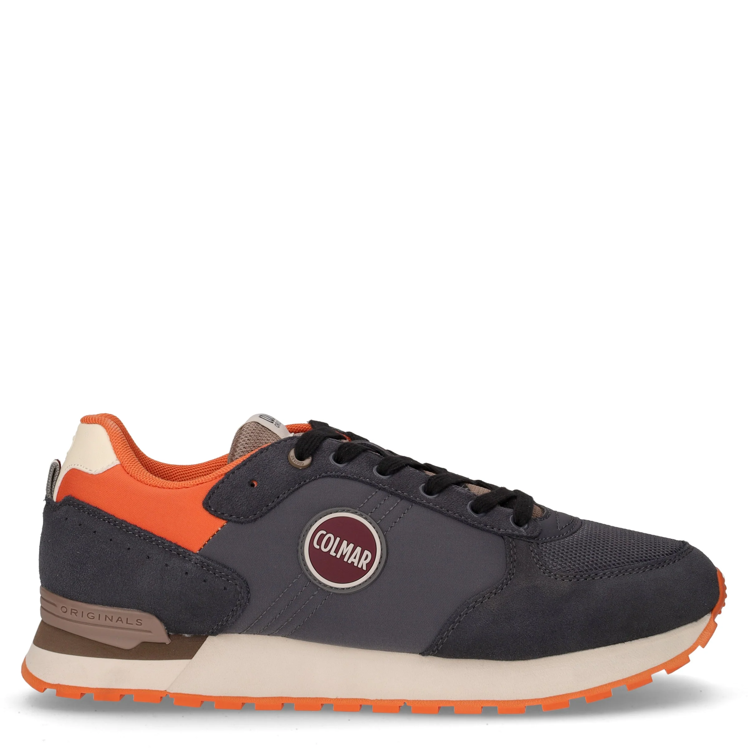 Travis Authentic sneaker in tessuto e pelle antracite
