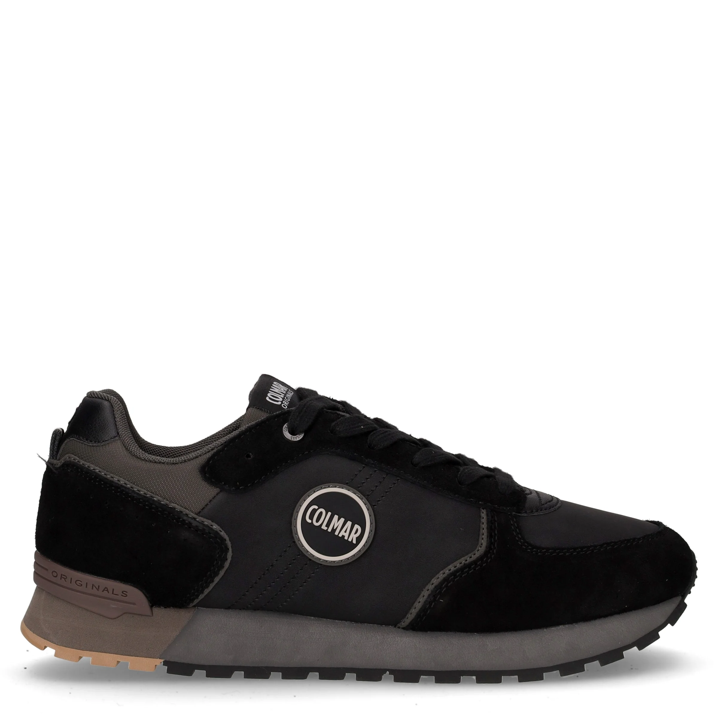 Travis Boost 052 sneaker in pelle e tessuto nero