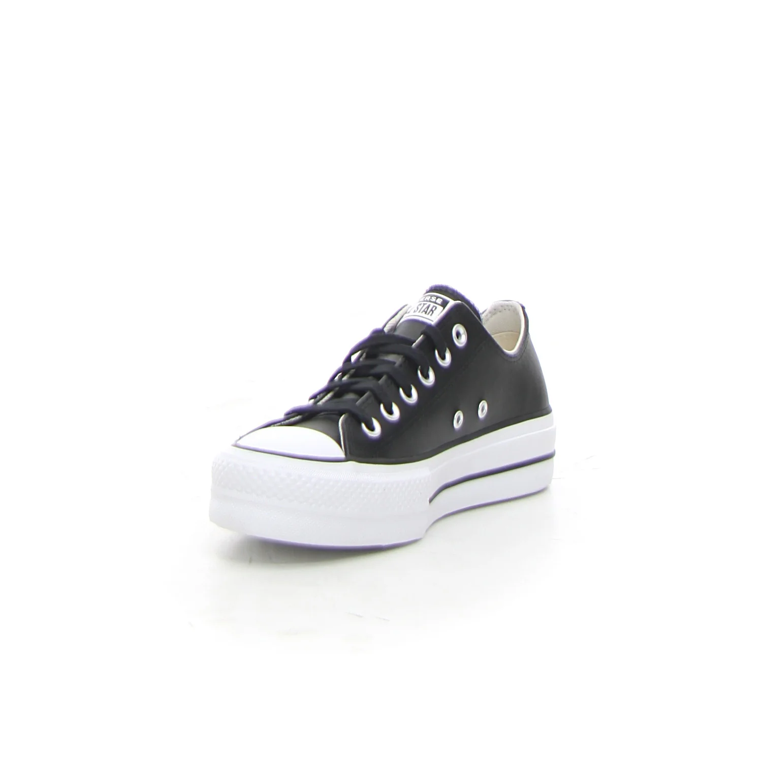 Chuck Taylor All Star sneaker con platform black white - Image 3