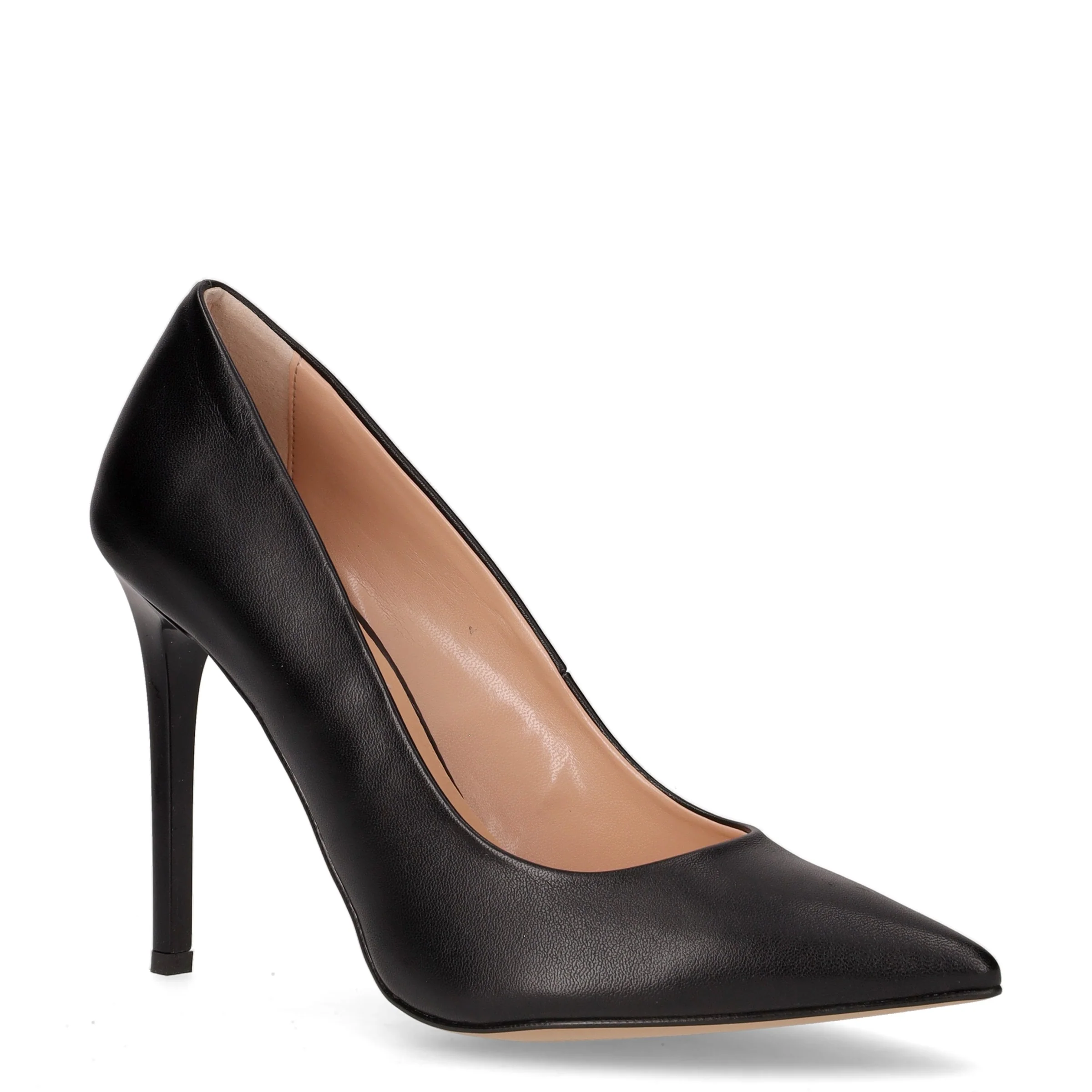 Décolleté a punta in pelle nero - Image 2