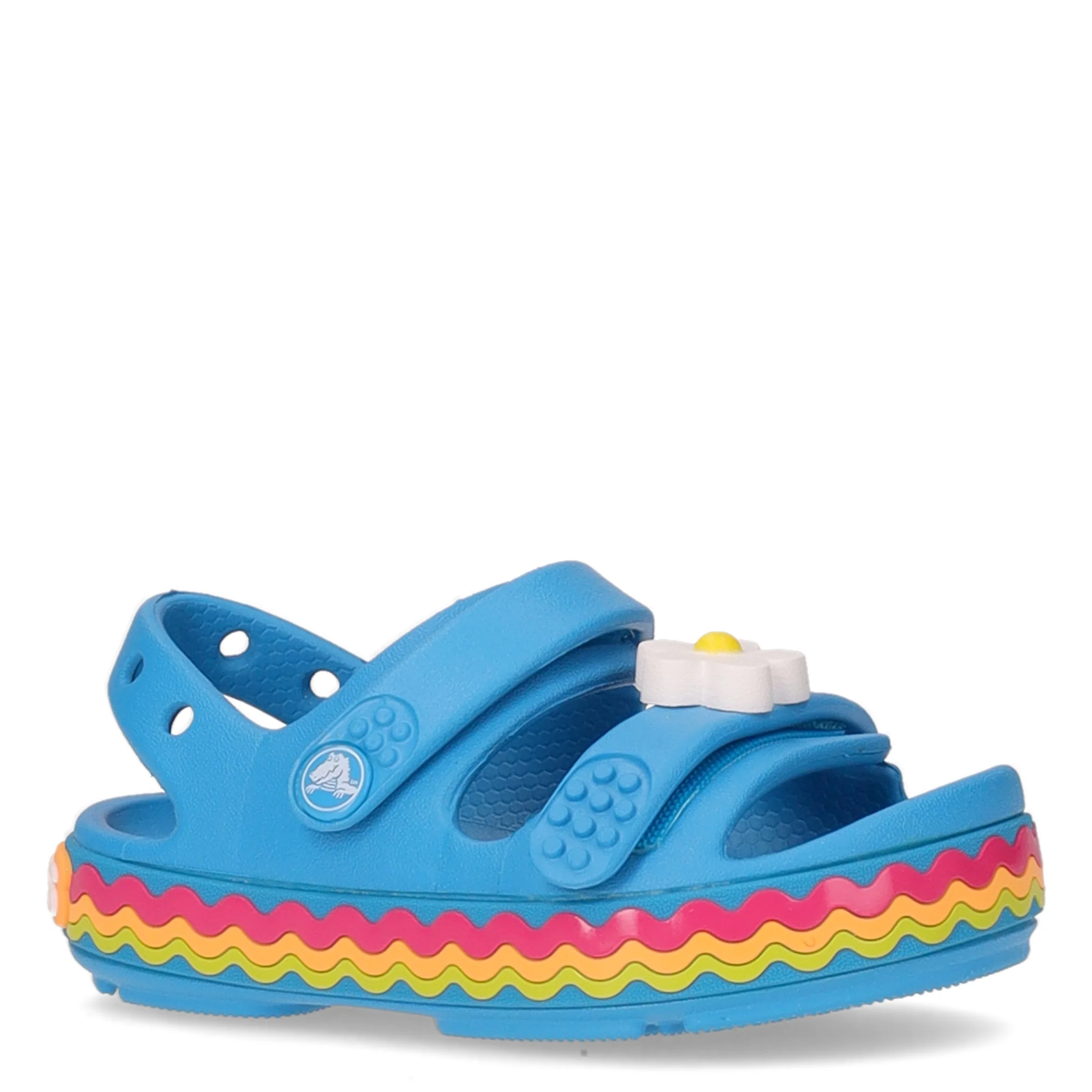 Crocband Cruiser Ricrac sandalo di gomma bambina marina - Image 2