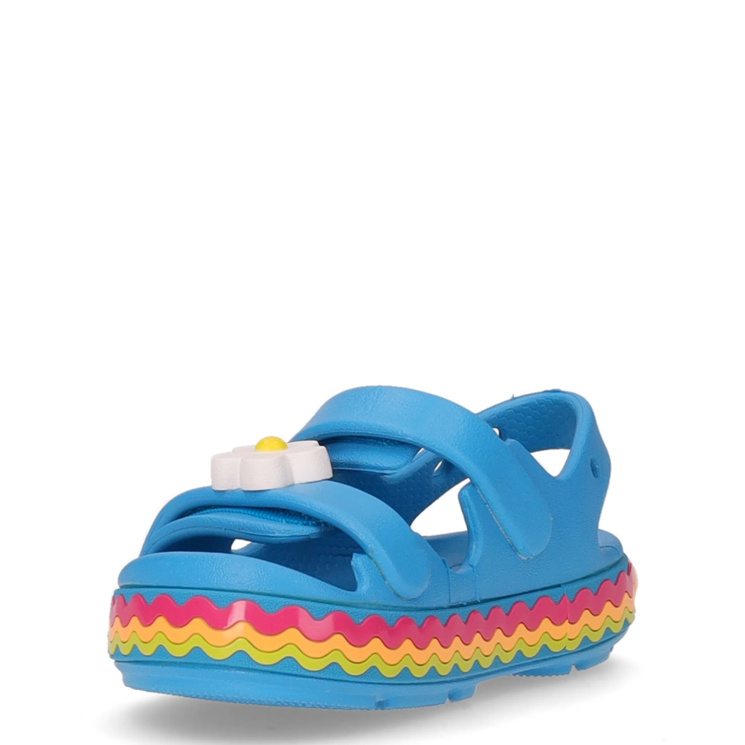 Crocband Cruiser Ricrac sandalo di gomma bambina marina - Image 3