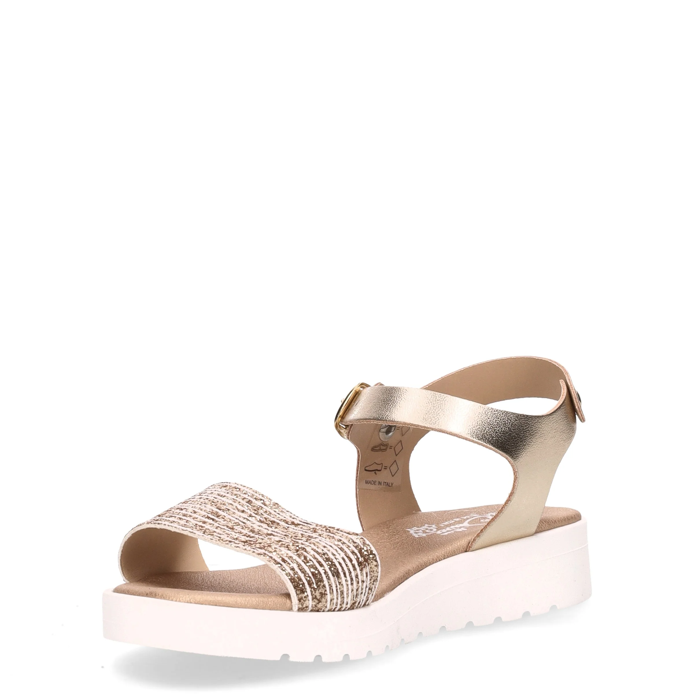Sandalo bambina platino zebra - Image 3