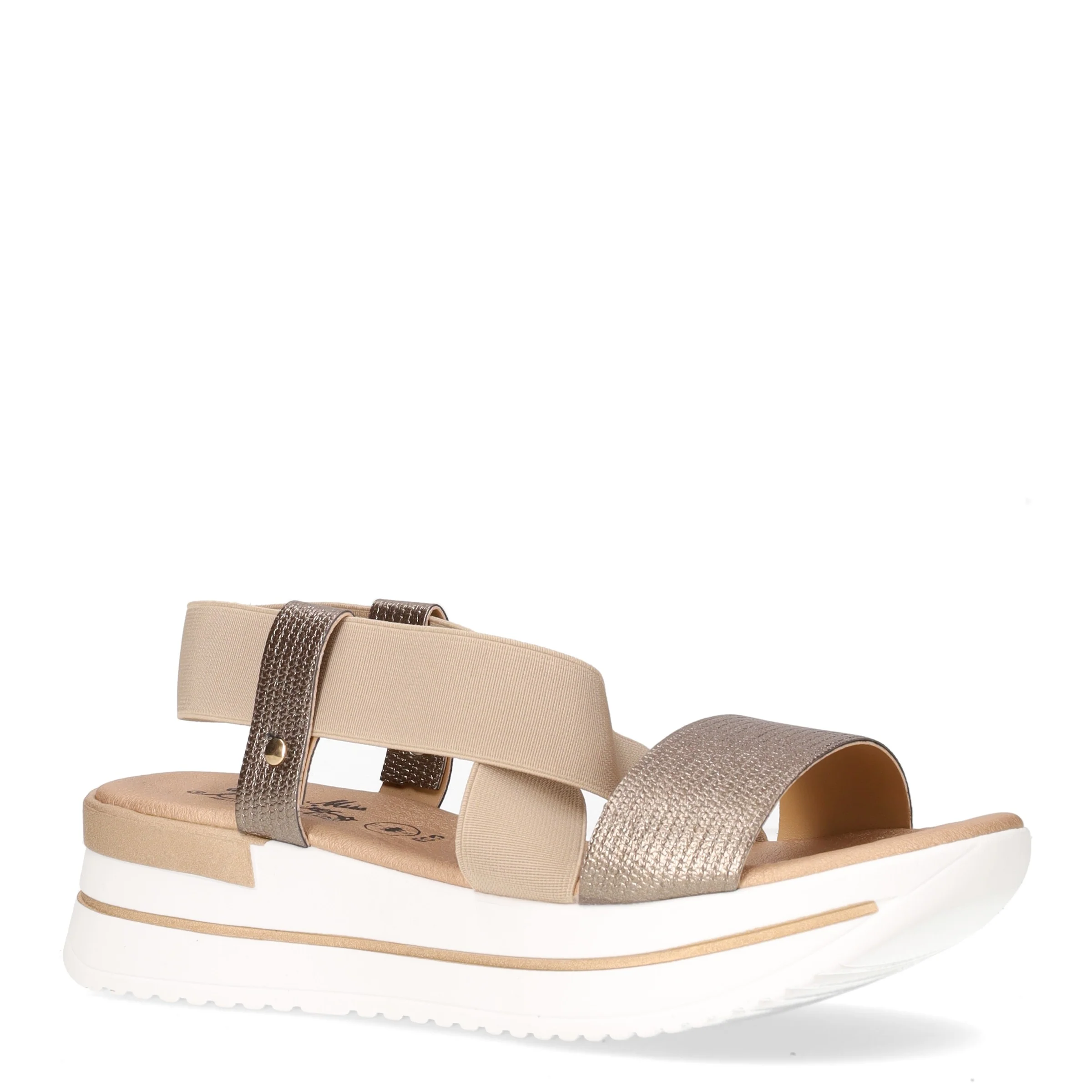 Sandalo con platform bronzo - Image 2