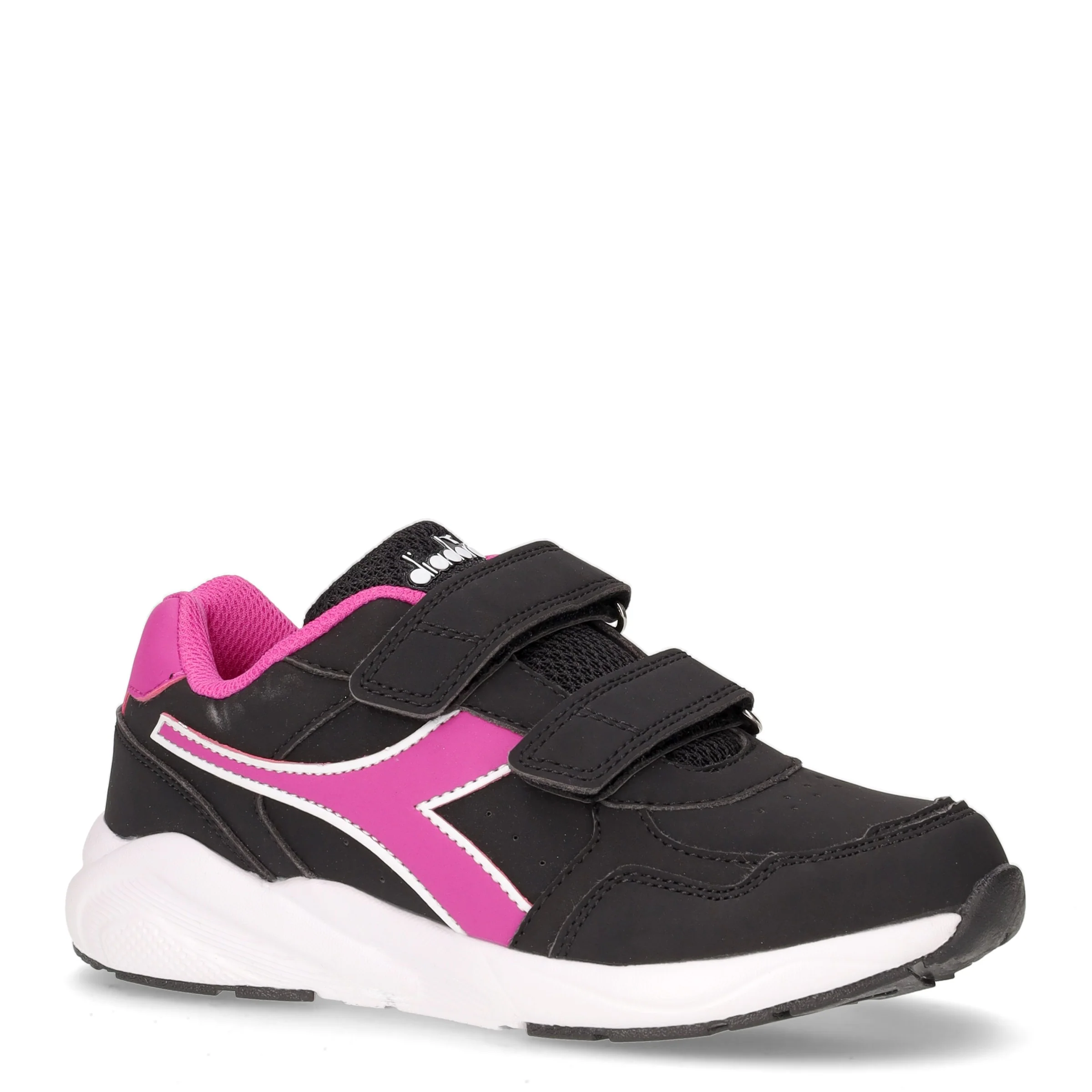 Falcon 5 sneaker in tessuto ed ecopelle bambina nero fuxia - Image 2